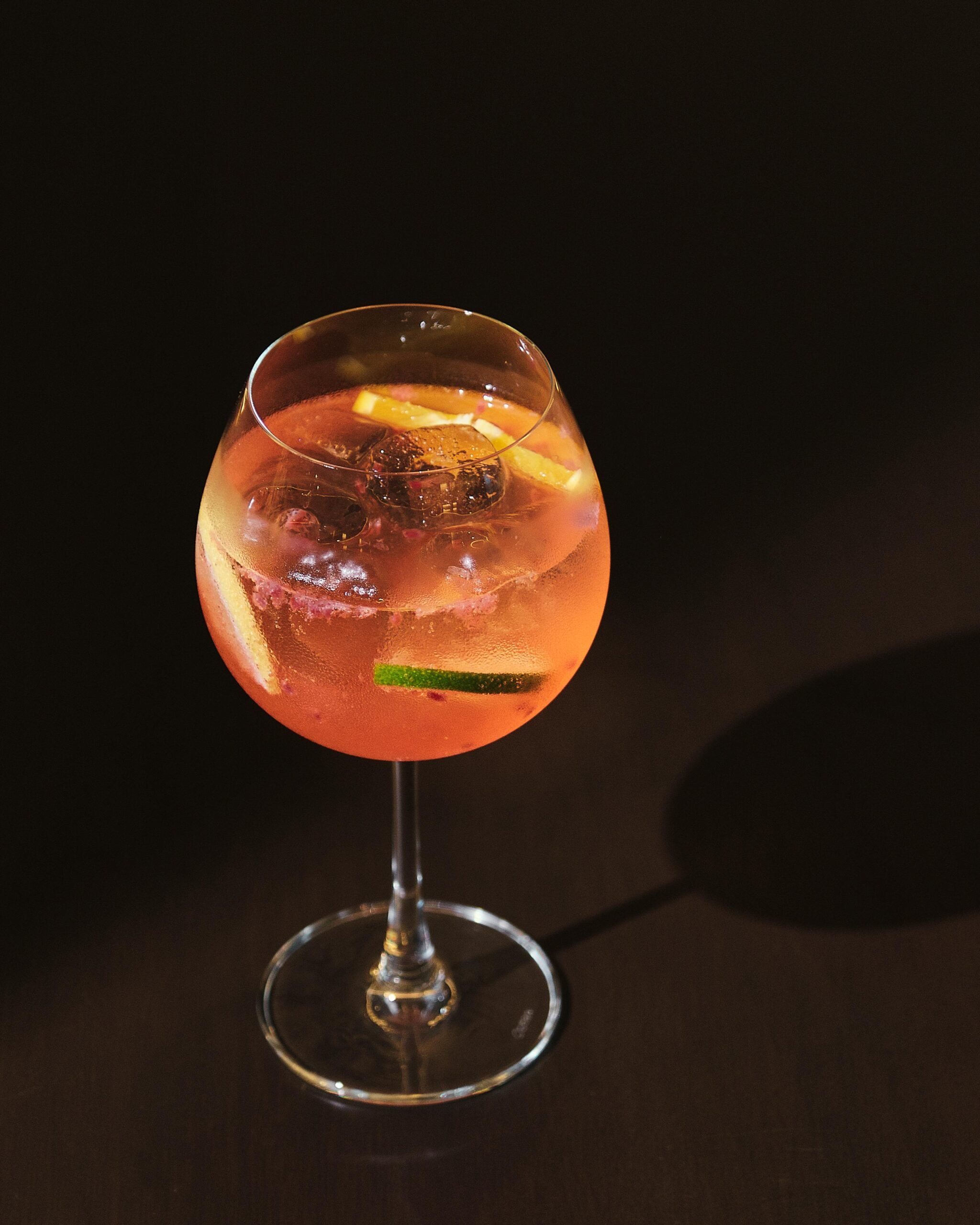 Project Vino Reserve's signature wine-based cocktail, San Sebastian  Project Vino Reserve food wine restaurant Christmas holidays