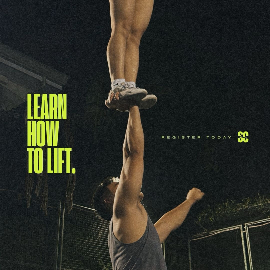 Get fit and learn something new next year, like learning how to lift and fly like a cheerleader with Stunt Clinic