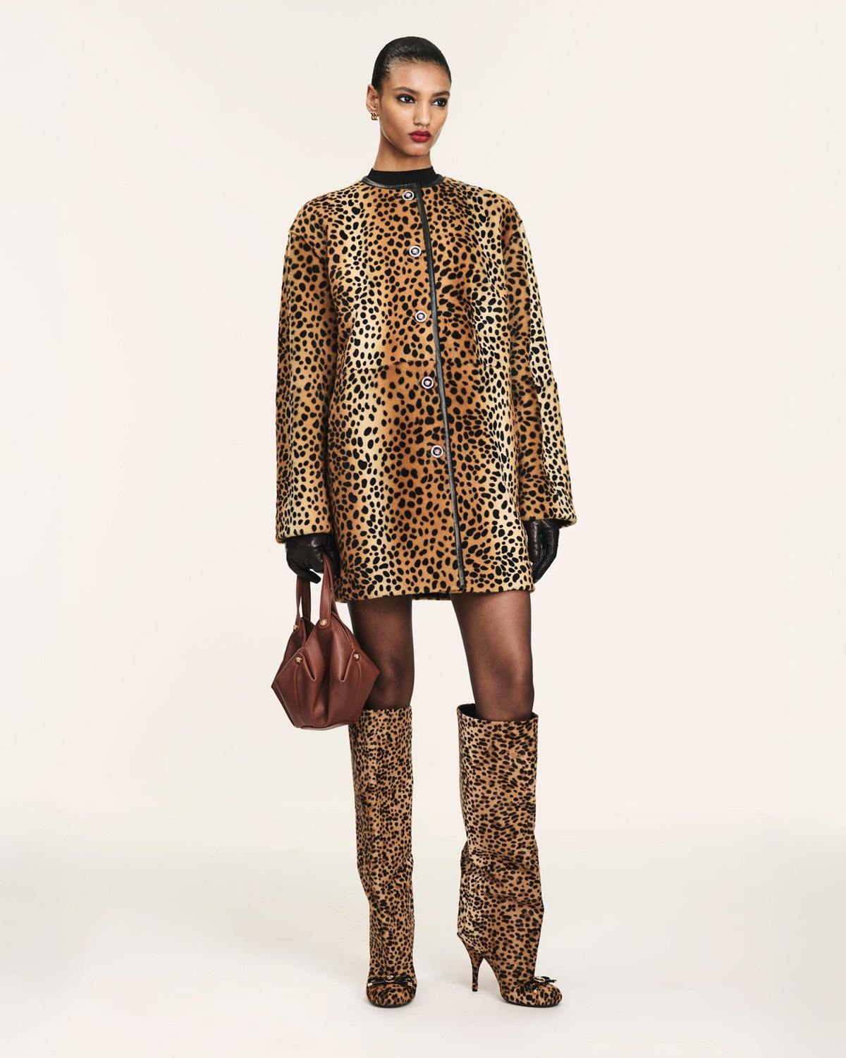 animal print fashion trend resort 2025 spring summer versace 