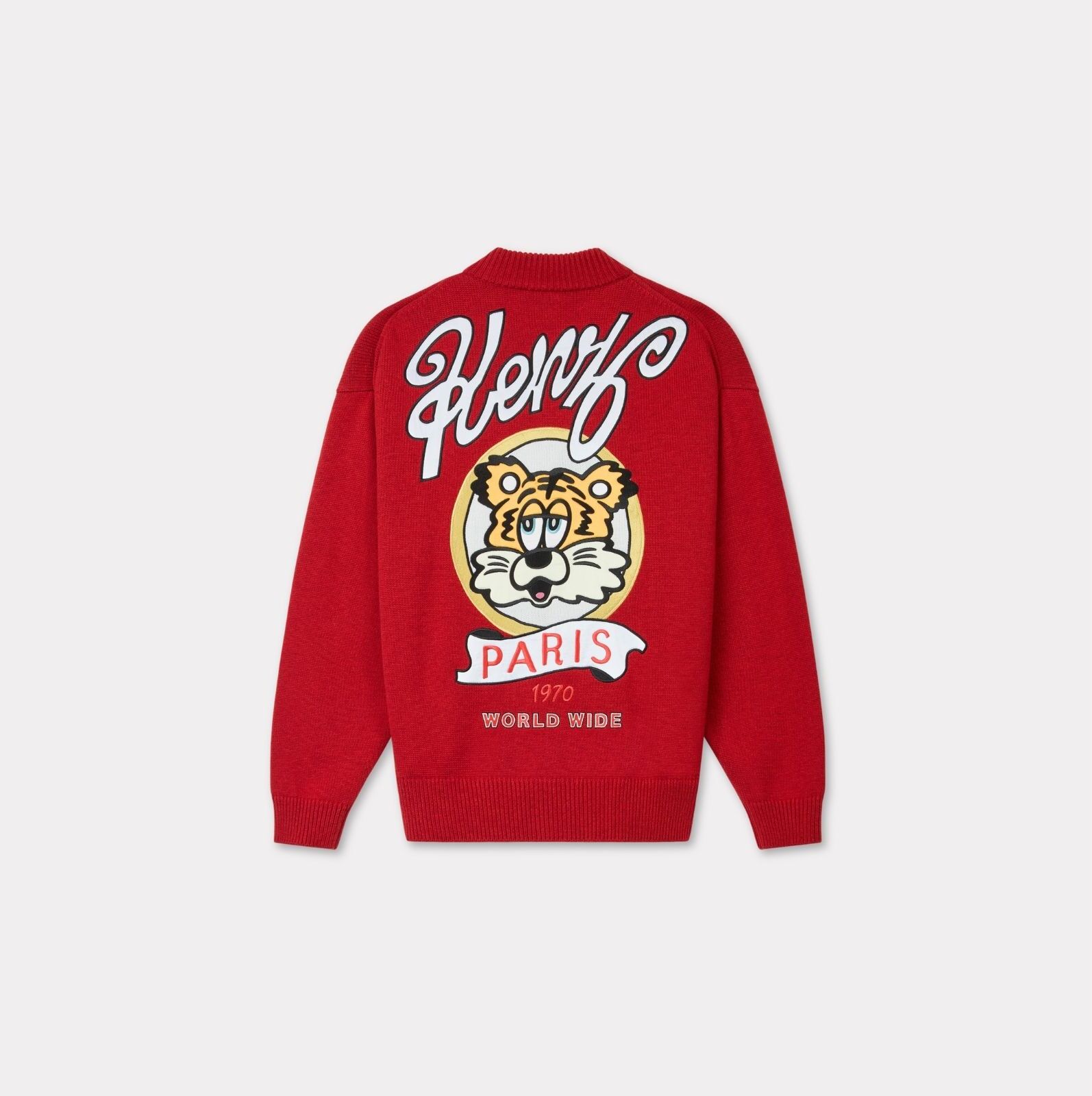 KENZO Verdy Red Unisex Cardigan