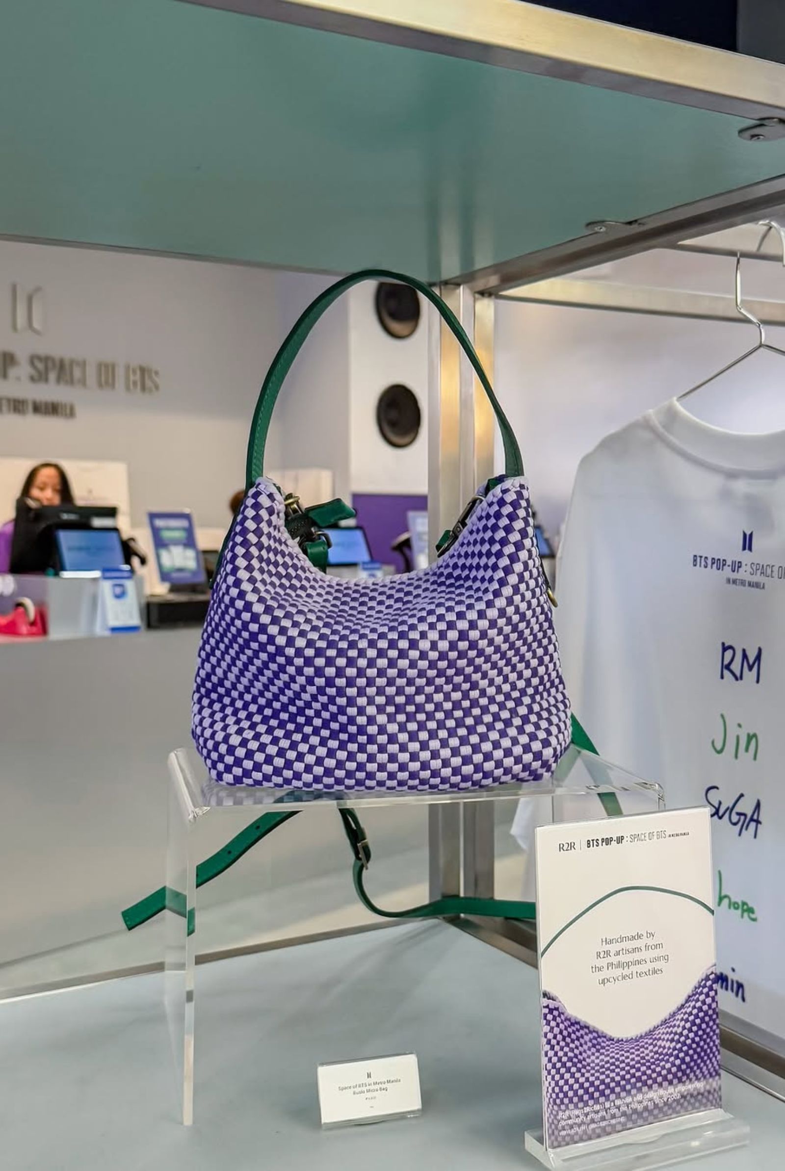 Rags2Riches showcases its signature sustainable craftsmanship at the BTS Pop-up: Space of BTS in Metro Manila