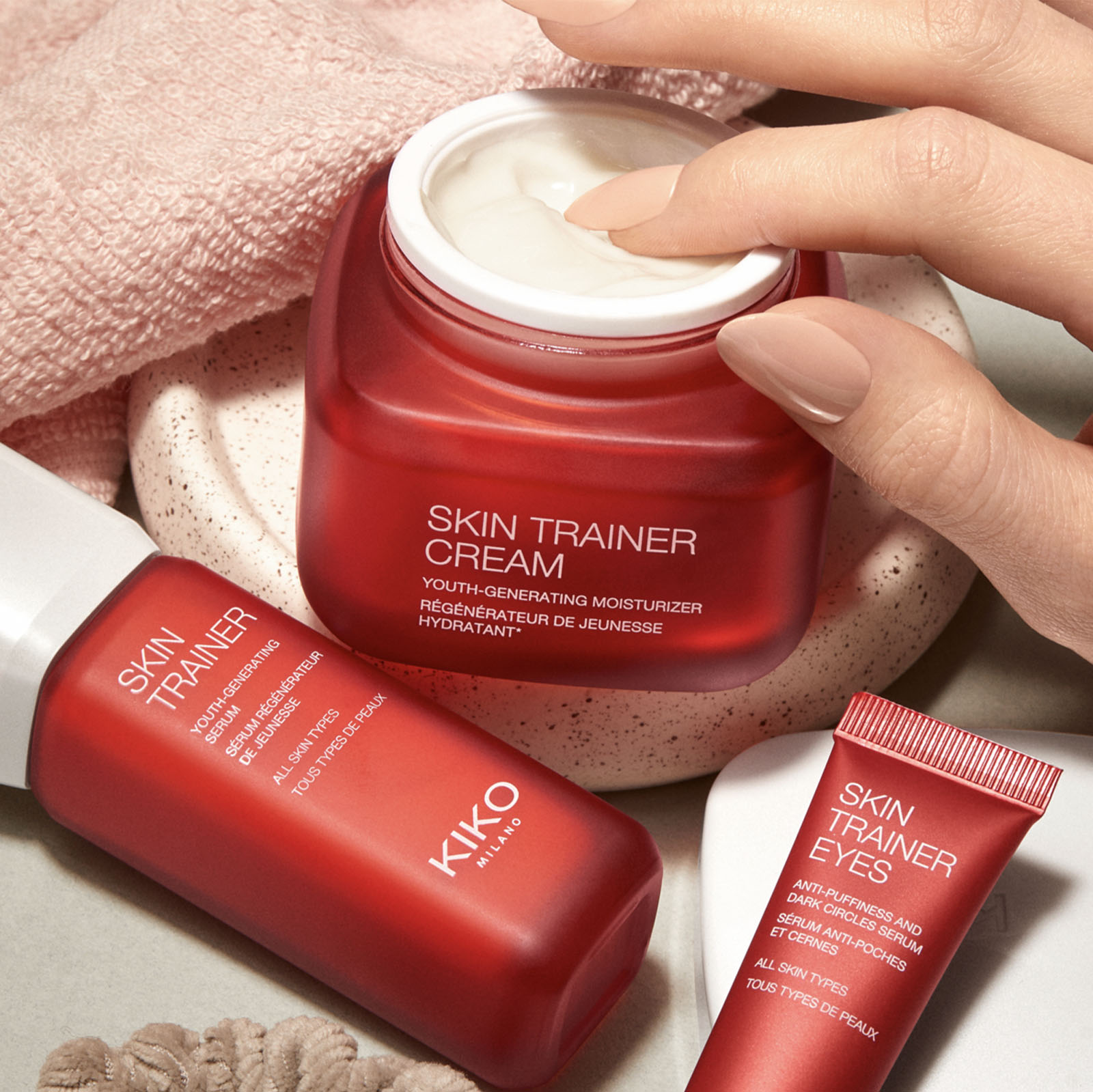 The Kiko Milano Skin Trainer line