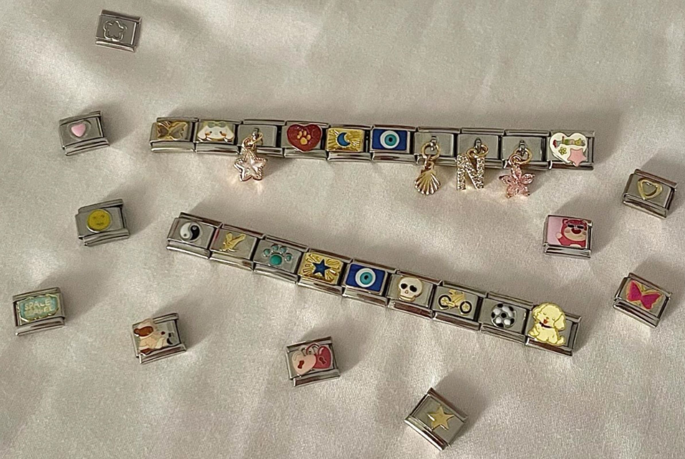 Italian Charms that are detachable, and customizable
