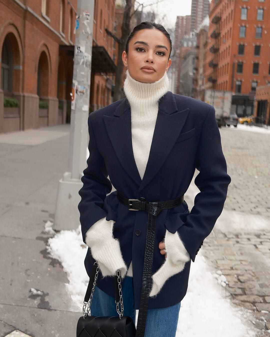 Kelsey Merritt for the Michael Kors F/W25 presentation