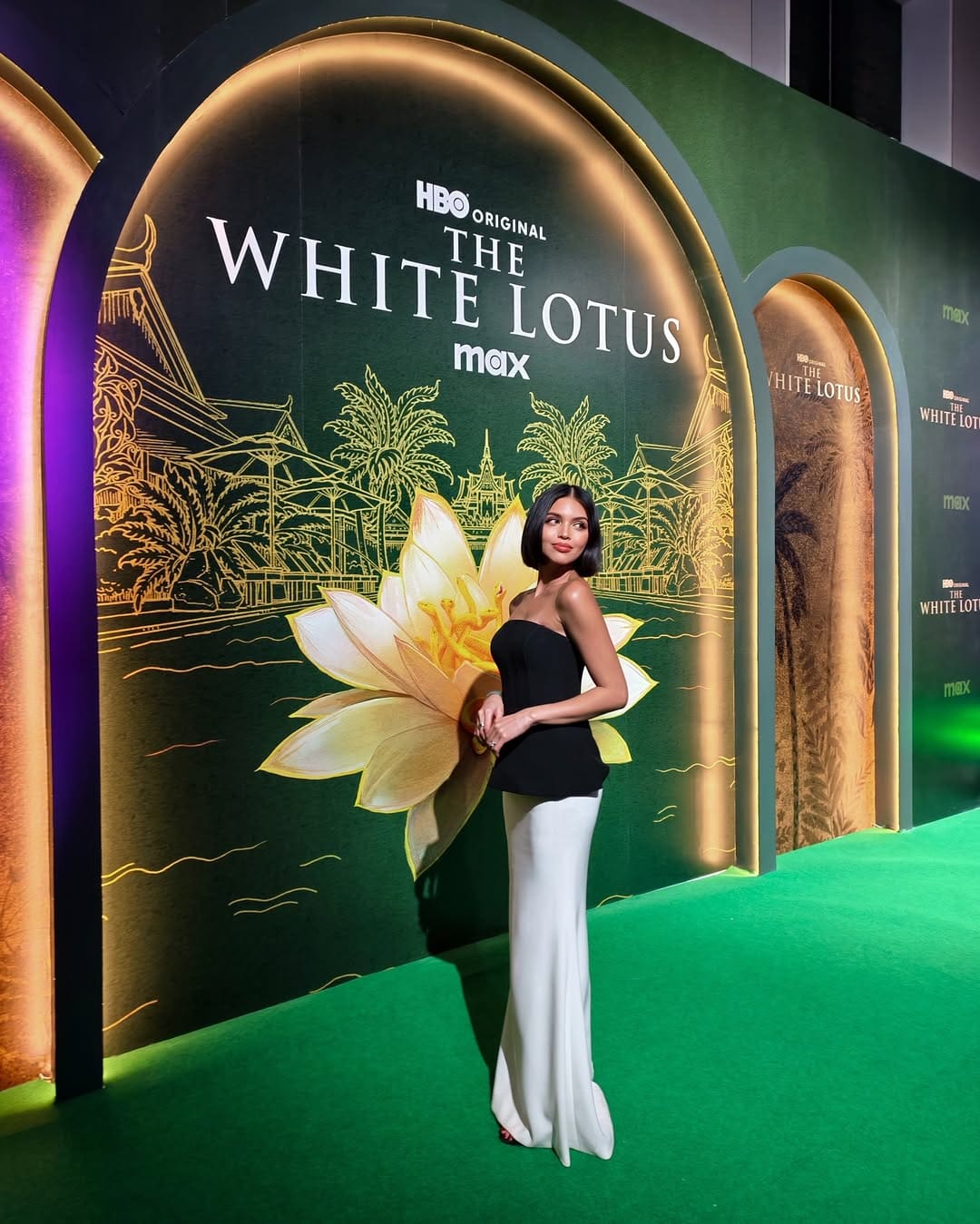 Maine Mendoza-Atayde in The White Lotus premiere
