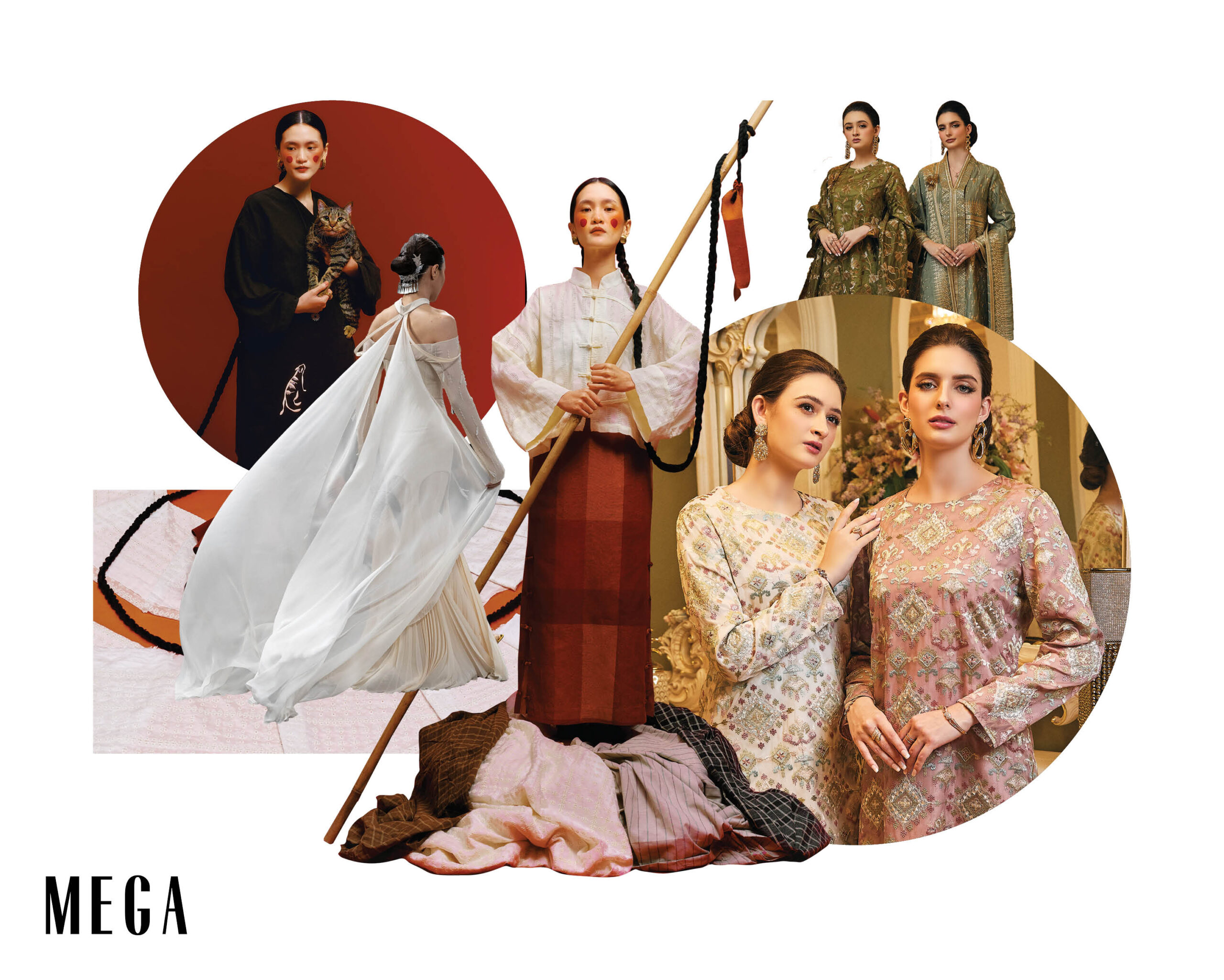 Alia Bastamam, Ana Abu (ANAABU), and Zuhurah Zaibidi (Larney) take Malaysia's rich clothing culture into their designs for the modern woman
