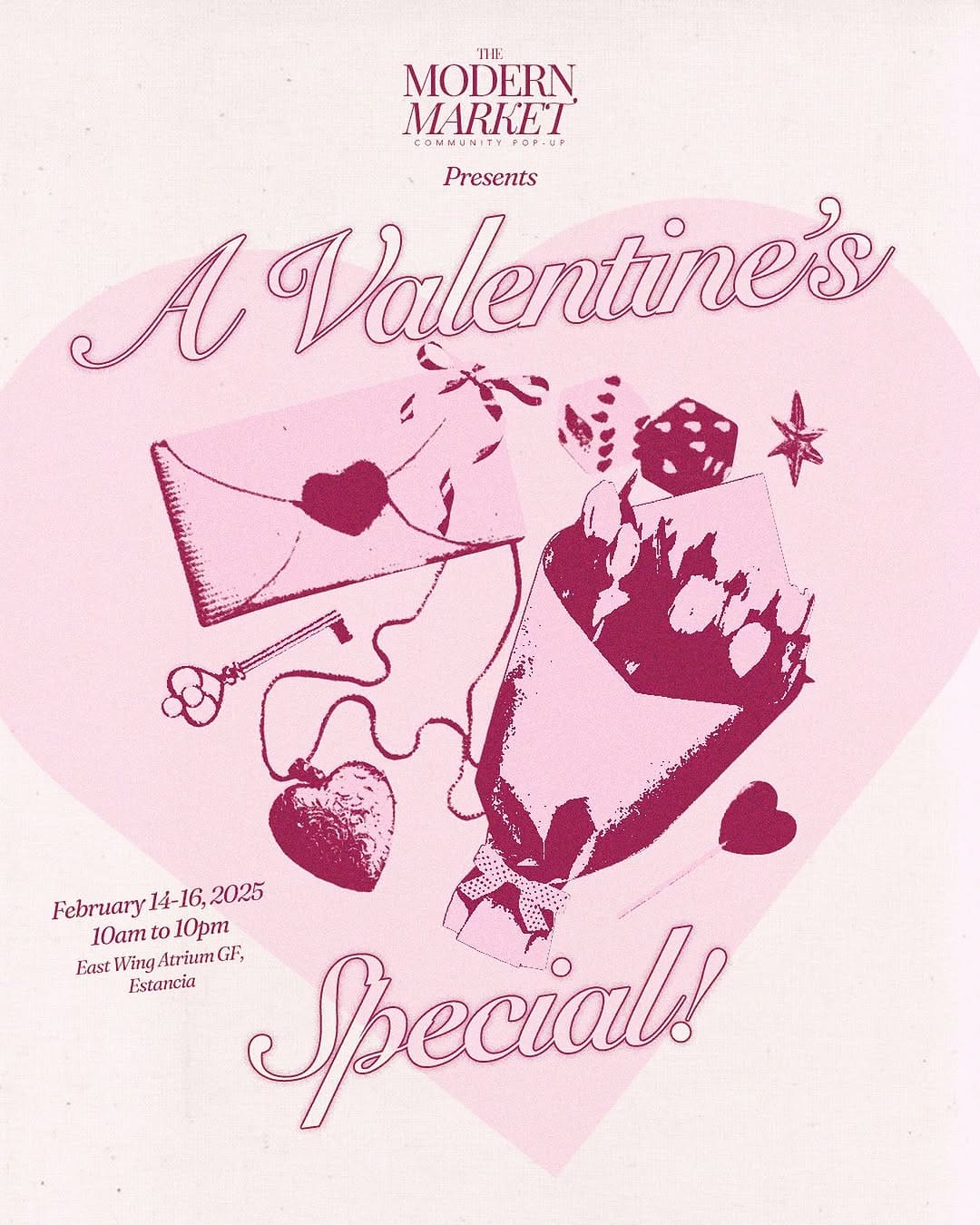 Spend Galentines in Estancia and join the love and fun of The Modern Market.