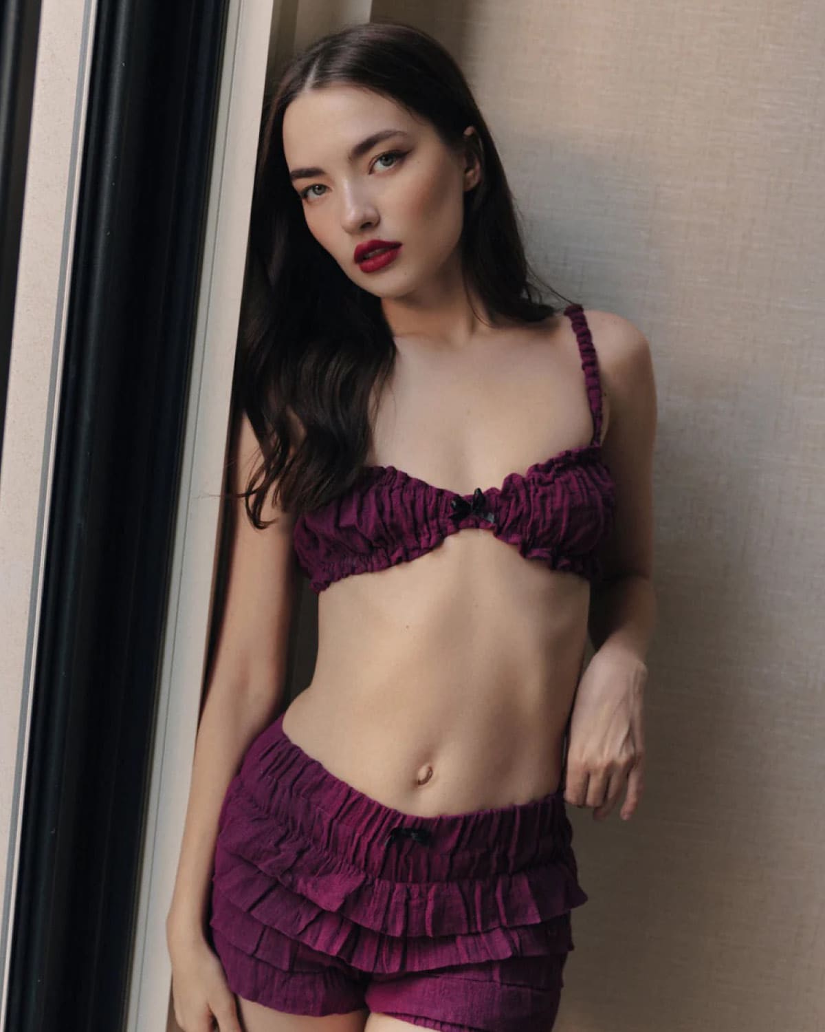 By Abimer is a runway-to-rack designer label that specializes in lingerie and loungewear.