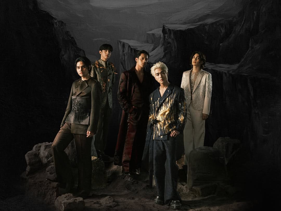 SB19 for their new music video "Dam"