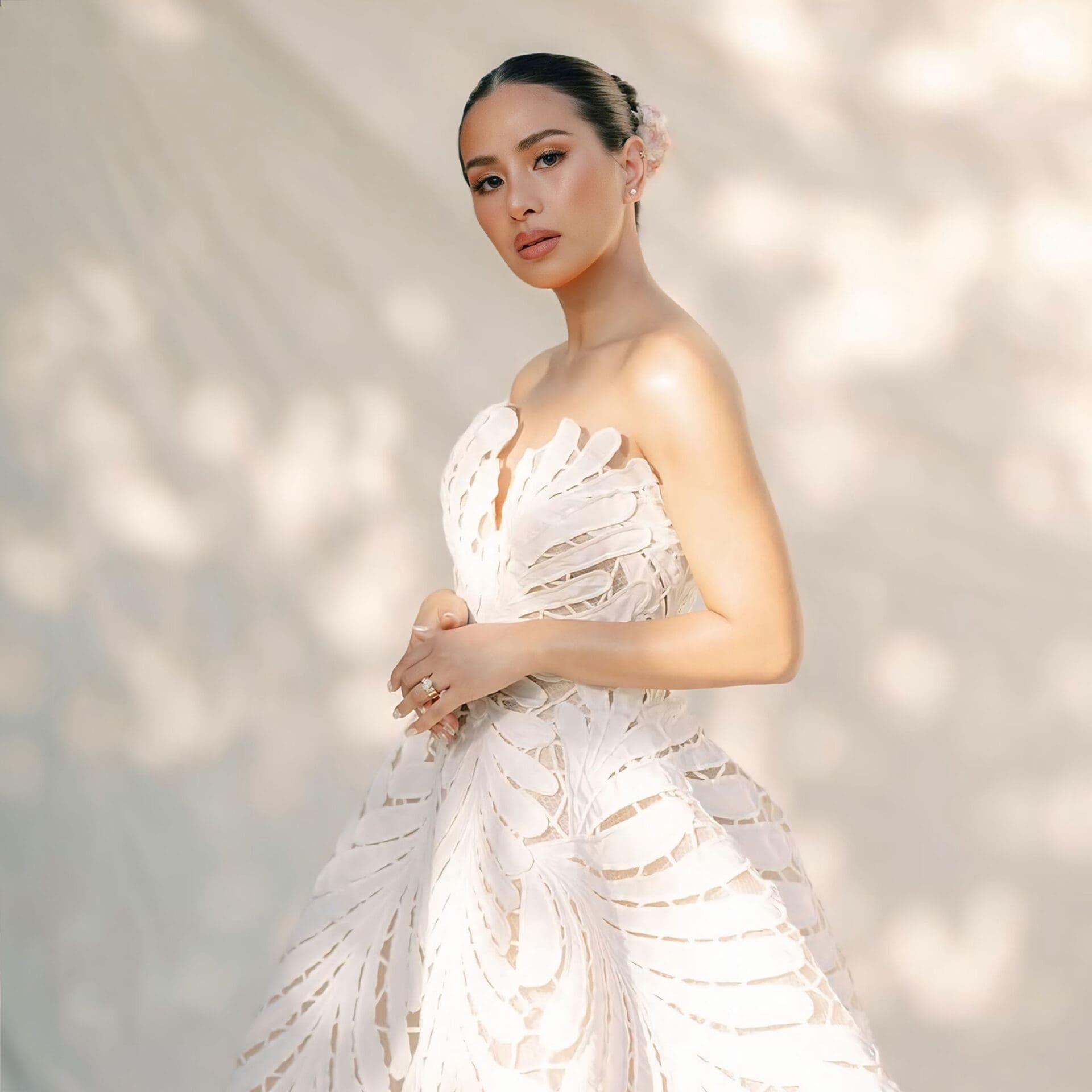 EXCLUSIVE: How Jelly Eugenio Sculpted Marj Maroket into a Golden Hour Bride