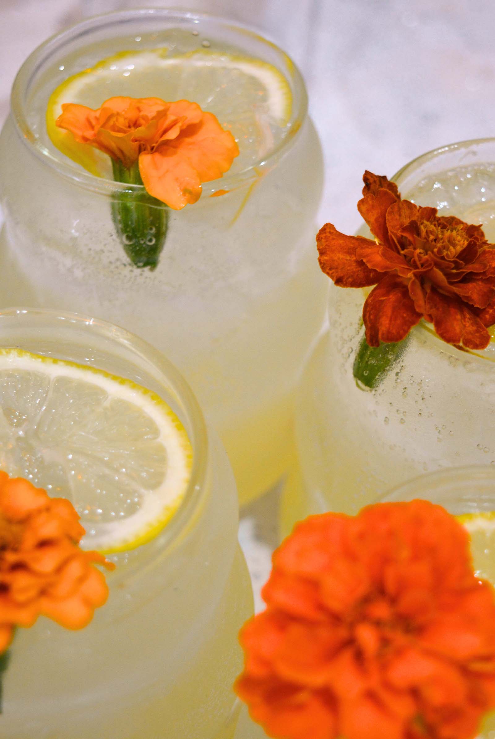 Drinks served at Racinà's restaurant