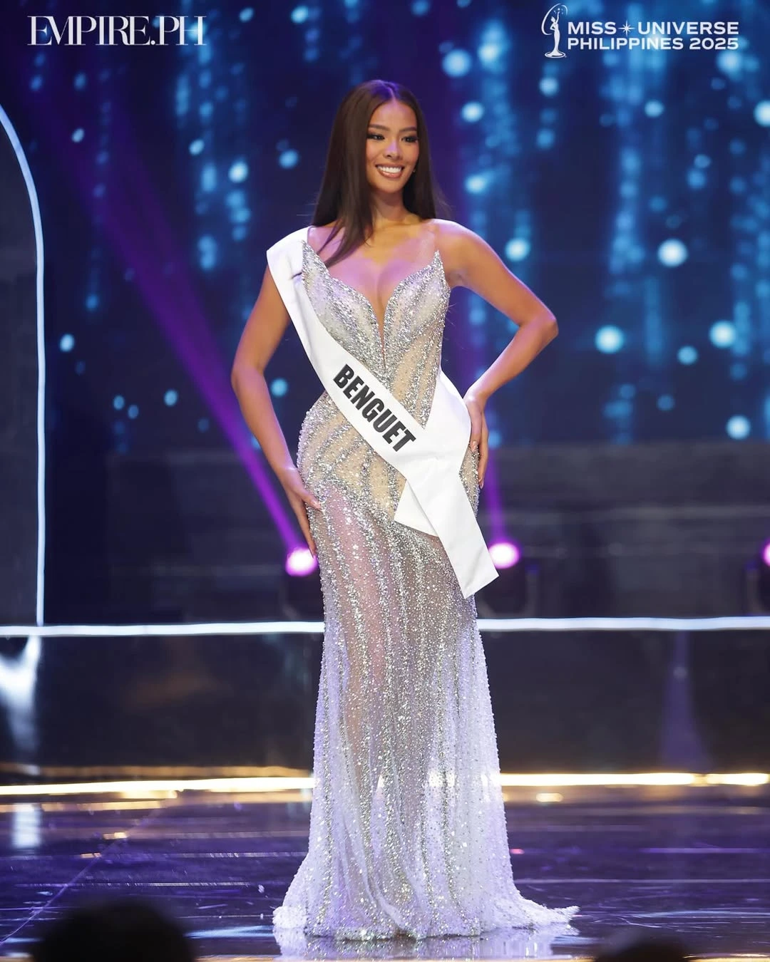 Miss universe Philippines 2025 benguet Maiko Ibarde in Leo Almodal evening gown best top