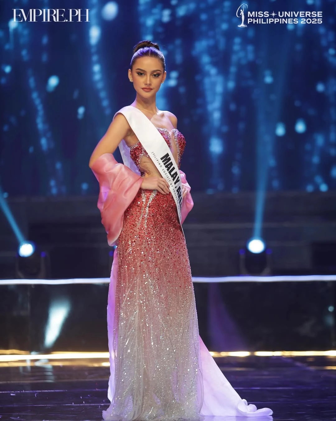 Miss universe Philippines 2025 Taylor Marie De Luna in Mara Chua evening gown best top