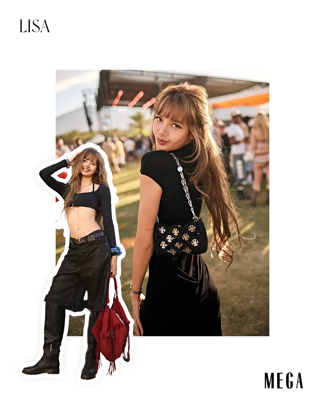 BLACKPINK Lisa Coachella Weekend 1 outfits