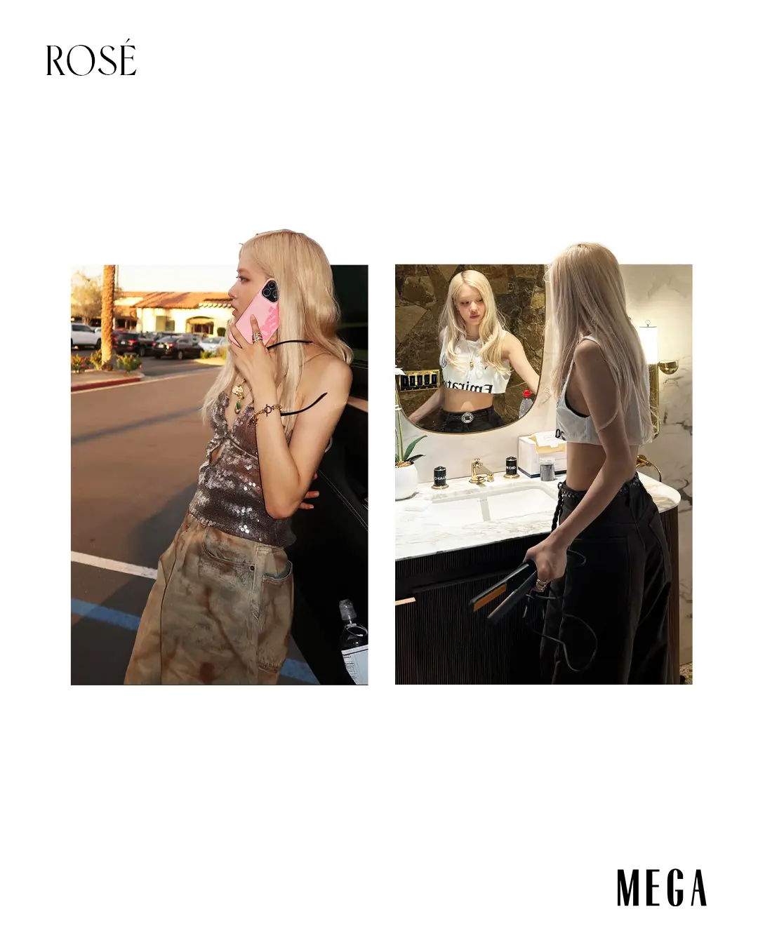 BLACKPINK Rosé's Coachella Weekend 1 outfits