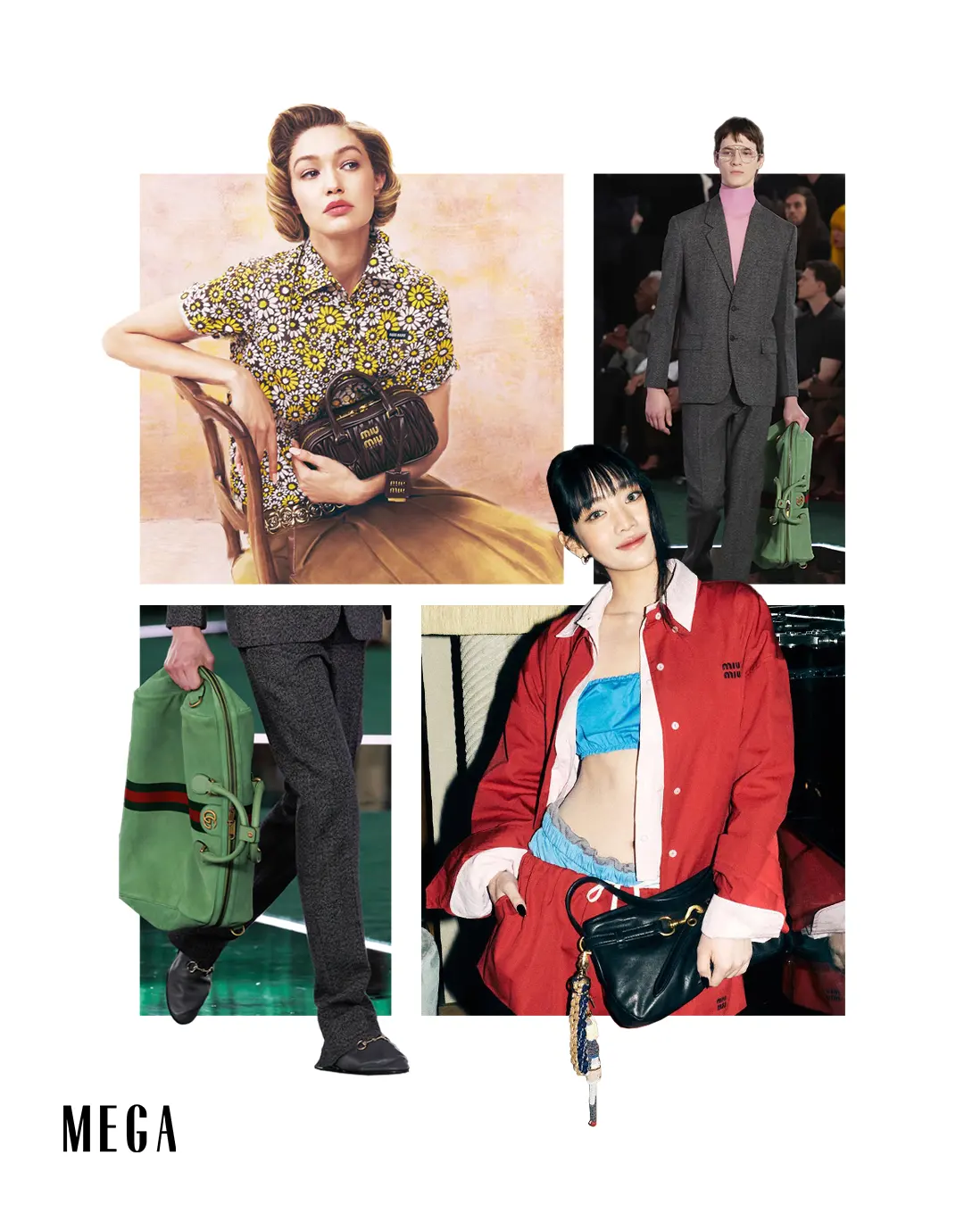 Miu Miu and Gucci lead the way in strap snubbing on the runway, in campaigns, and celebrity style
