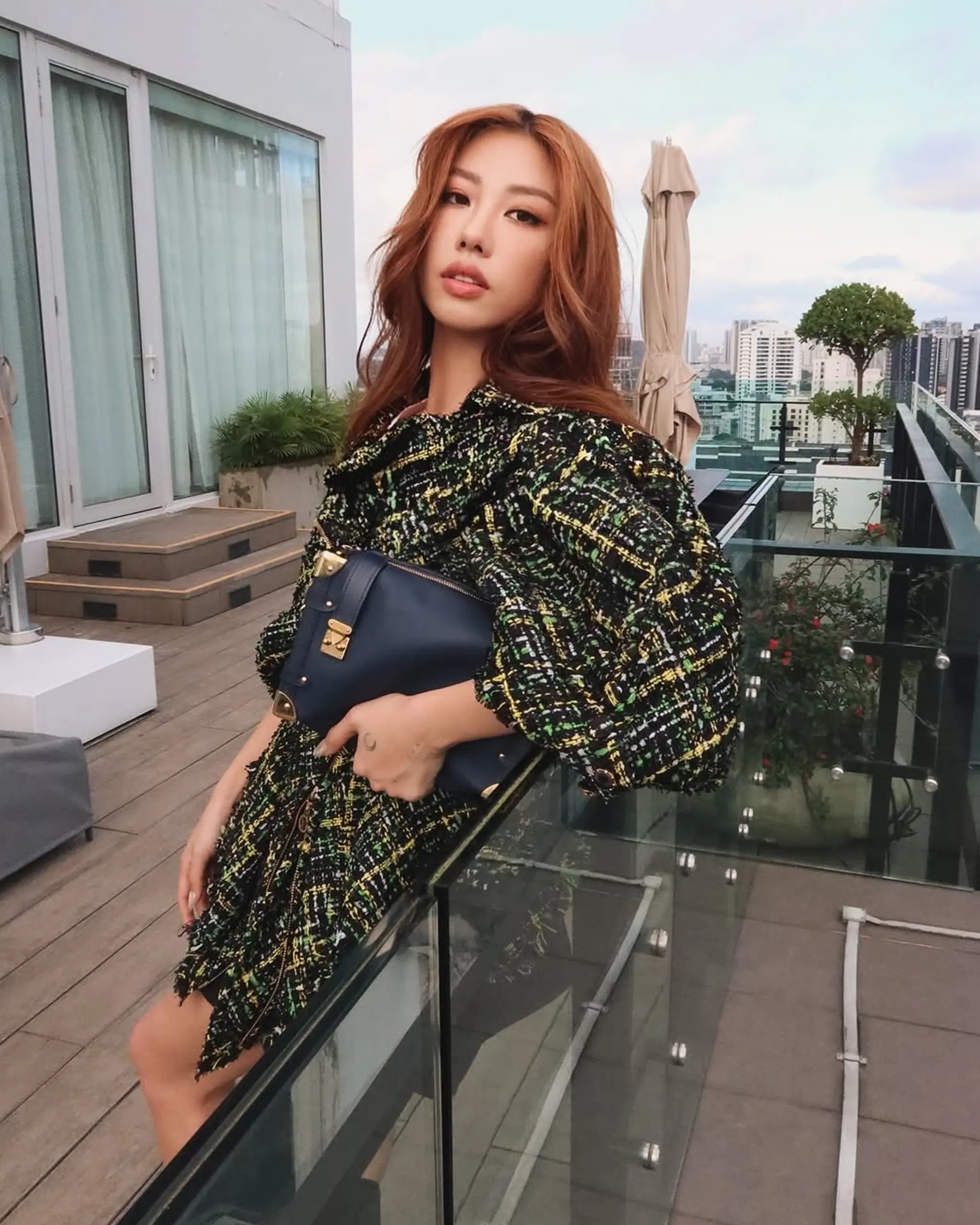 Mae Tan Wearing Louis Vuitton
