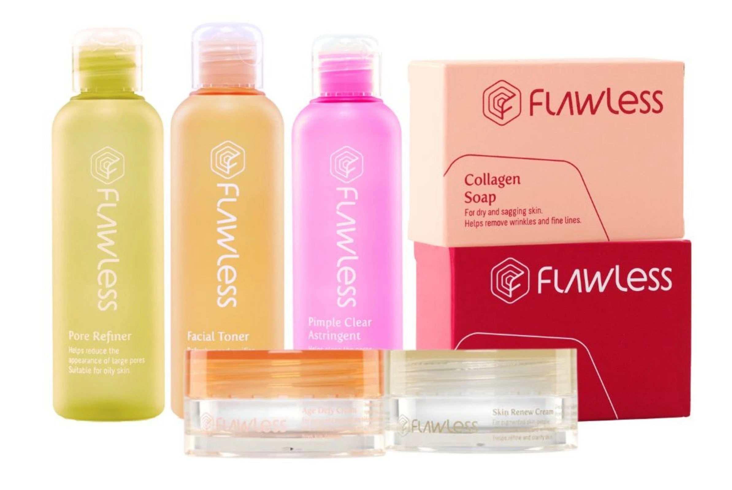 Flawless Face and Body Clinic's products