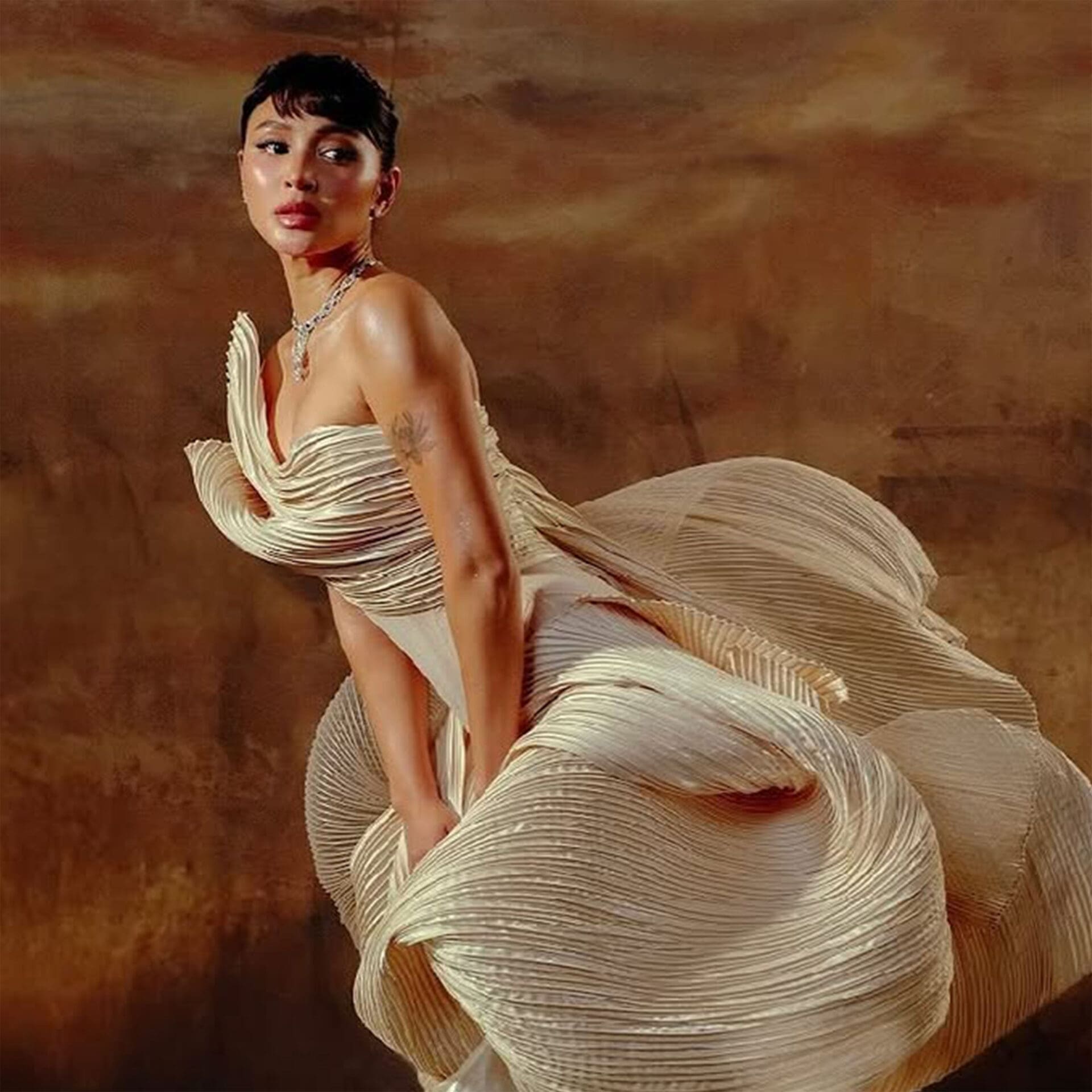 EXCLUSIVE: The Details Behind Nadine Lustre's Spring Look at the ABS-CBN Ball 2025
