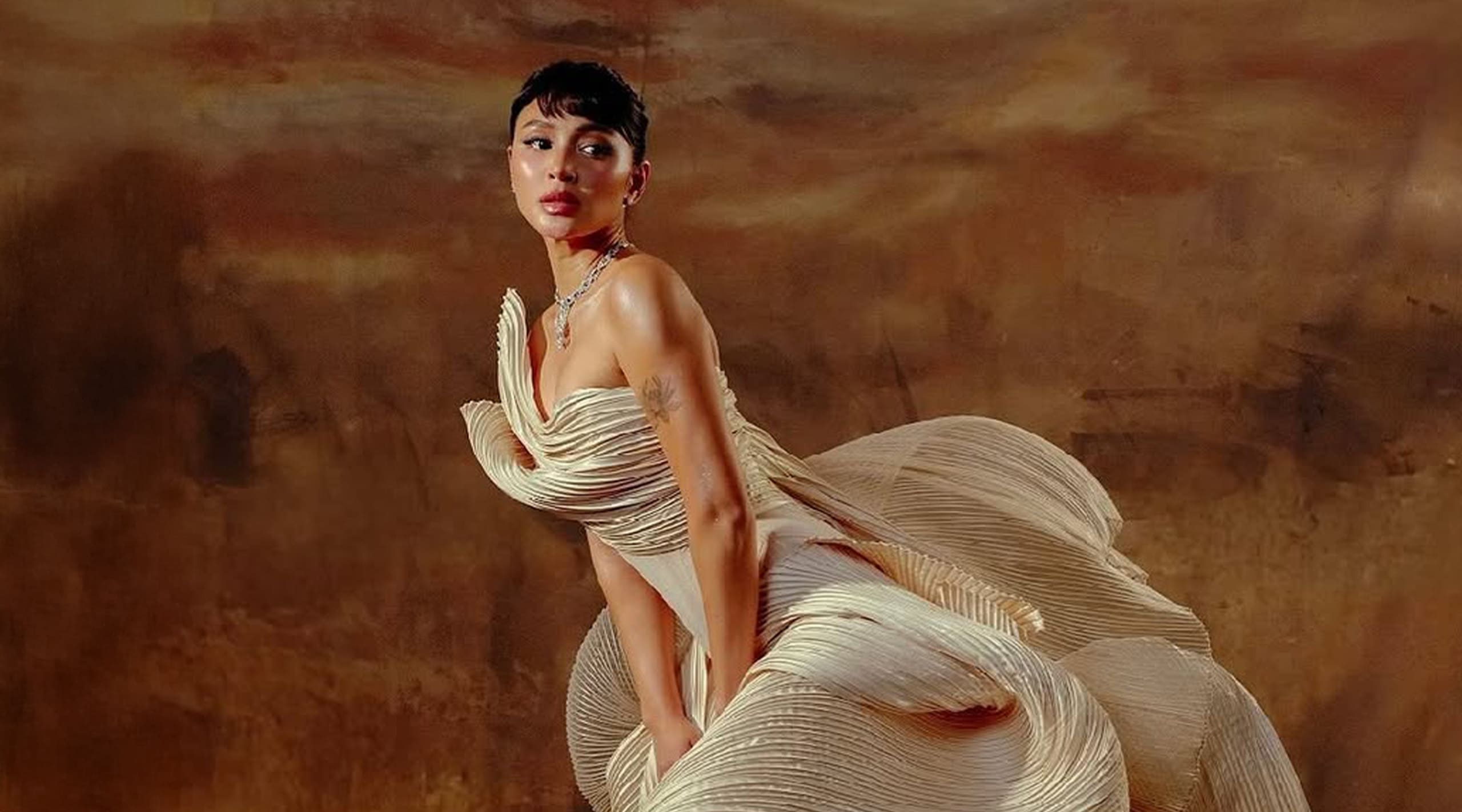 EXCLUSIVE: The Details Behind Nadine Lustre's Spring Look at the ABS-CBN Ball 2025