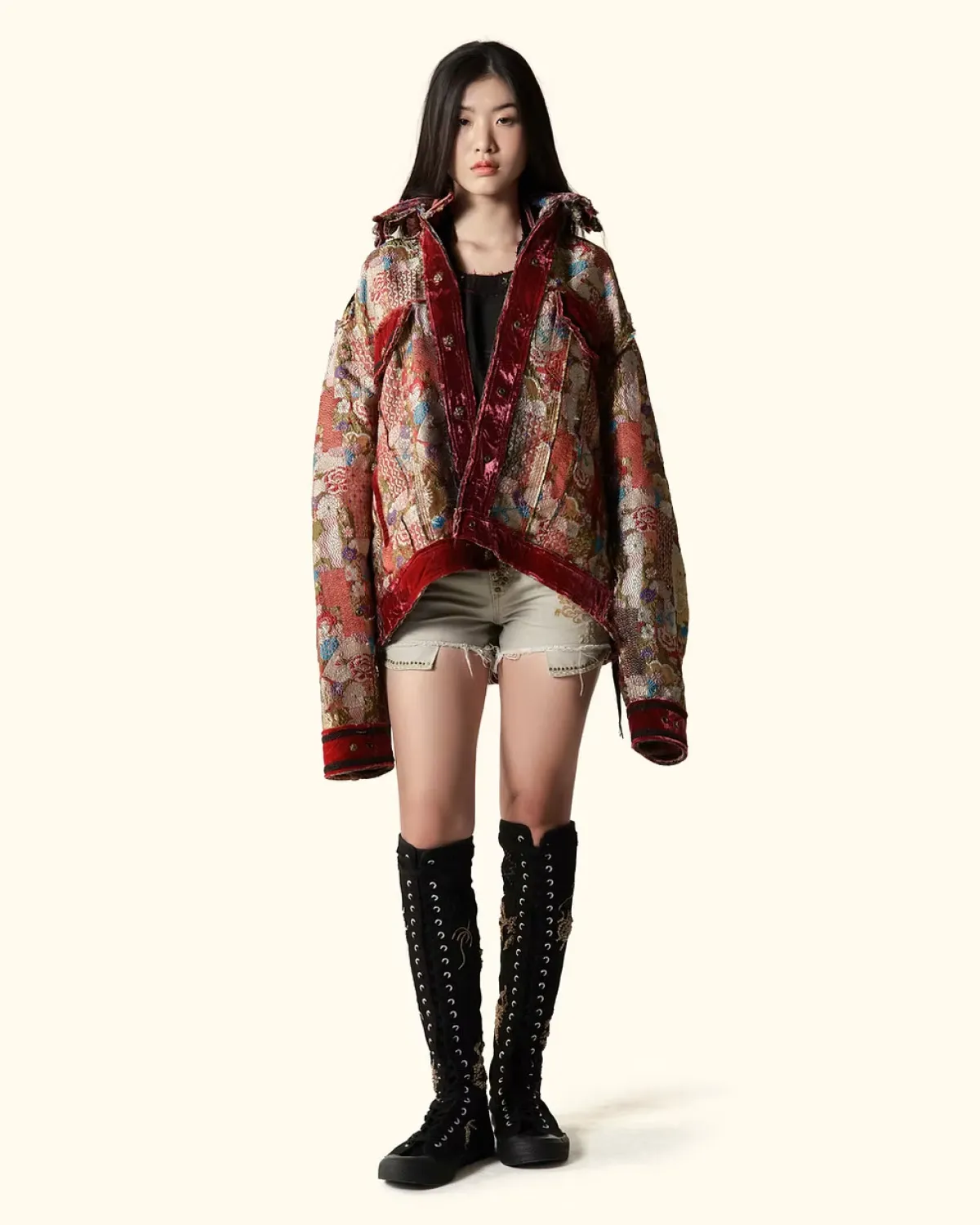 "Cánh Độc Lập" Full Embroidery Jacket by Mai Lam