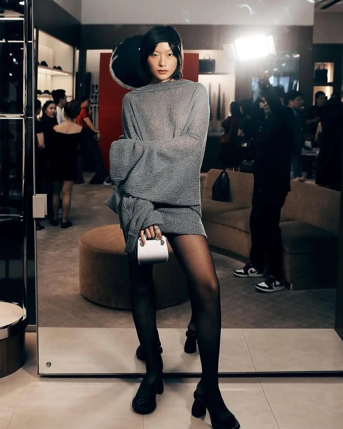 Vietnamese actress HỒ THU ANH wearing Aeie Studios