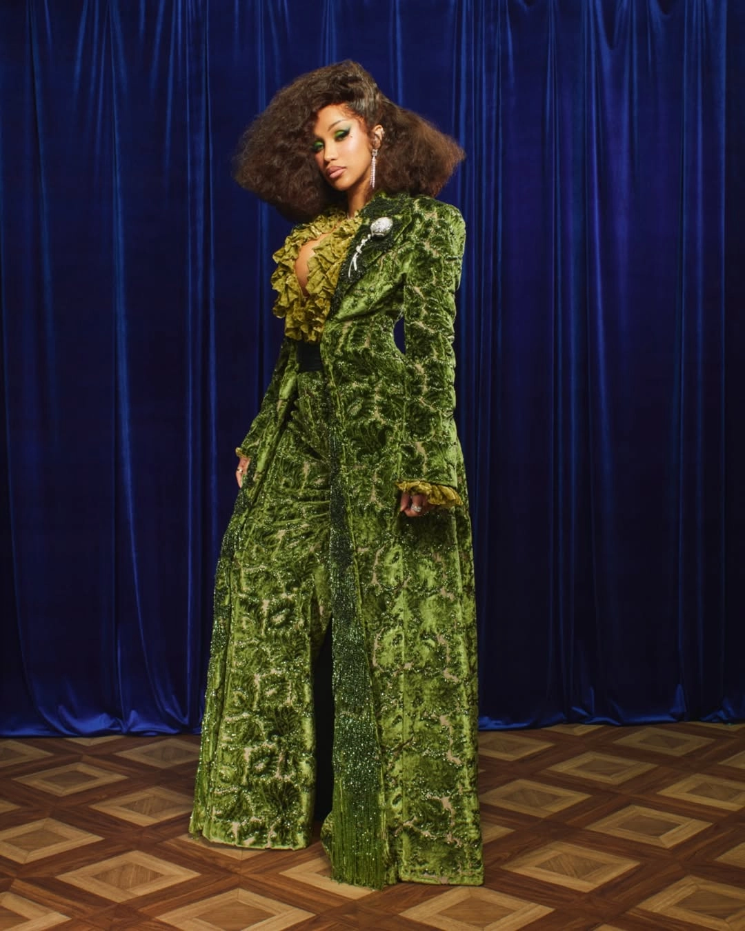Cardi B in Burberry