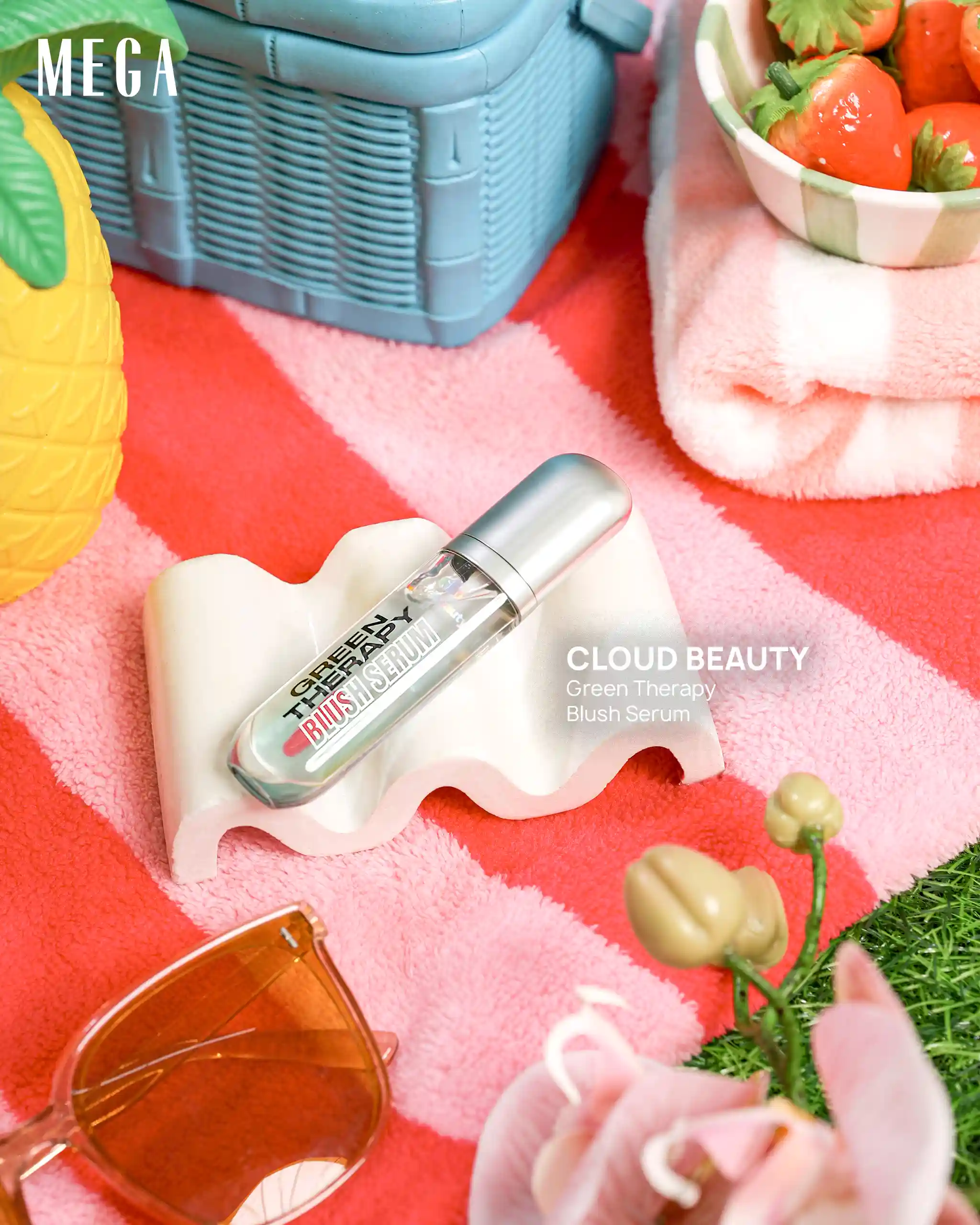 CLOUD BEAUTY Green Therapy Blush Serum