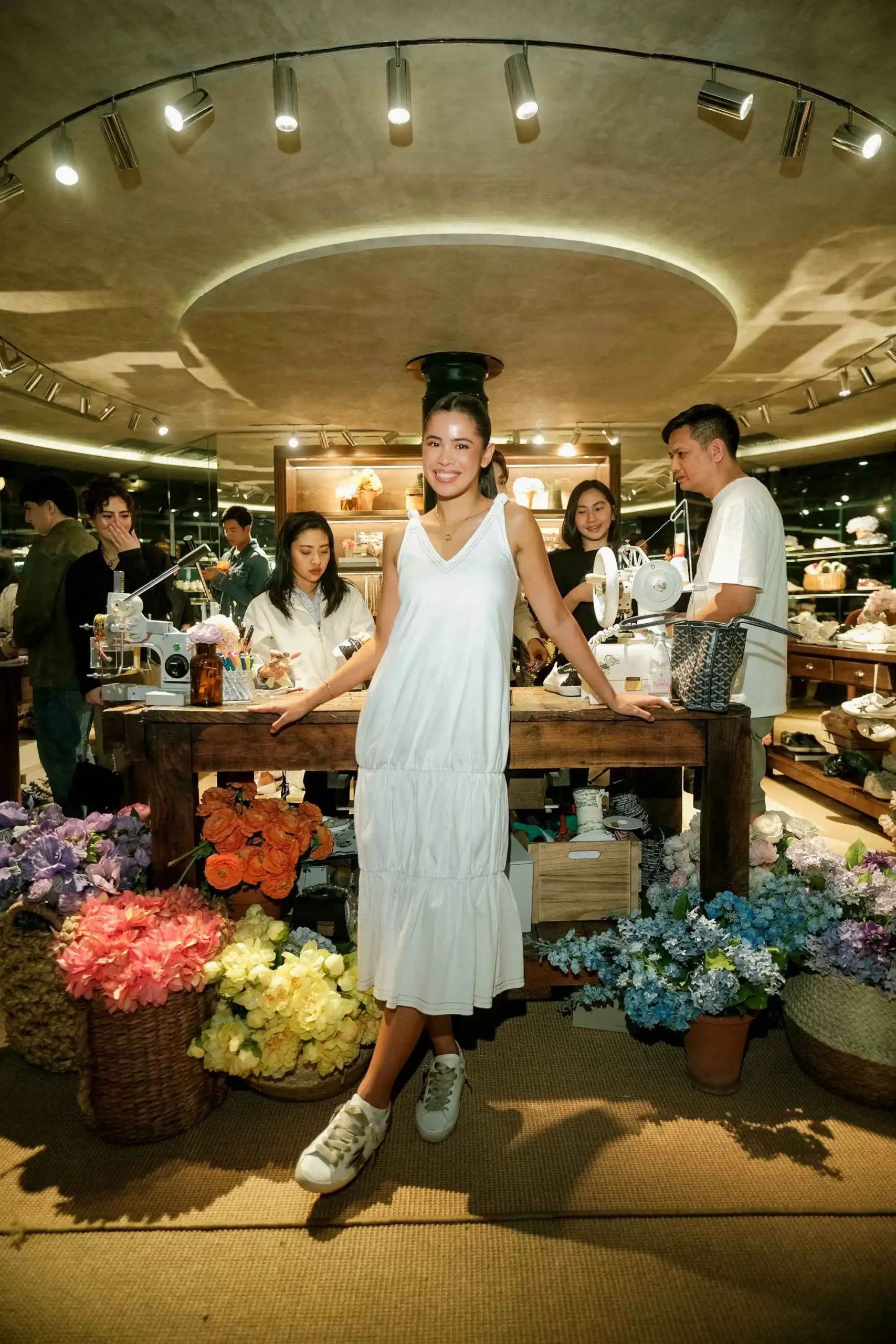 golden goose pop up greenbelt celebrity attendees hannah pangilinan