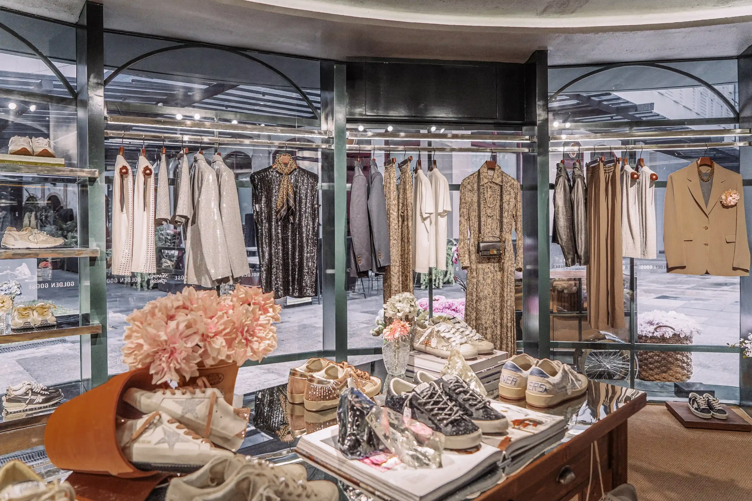 golden goose pop up greenbelt collection earth tones trendy