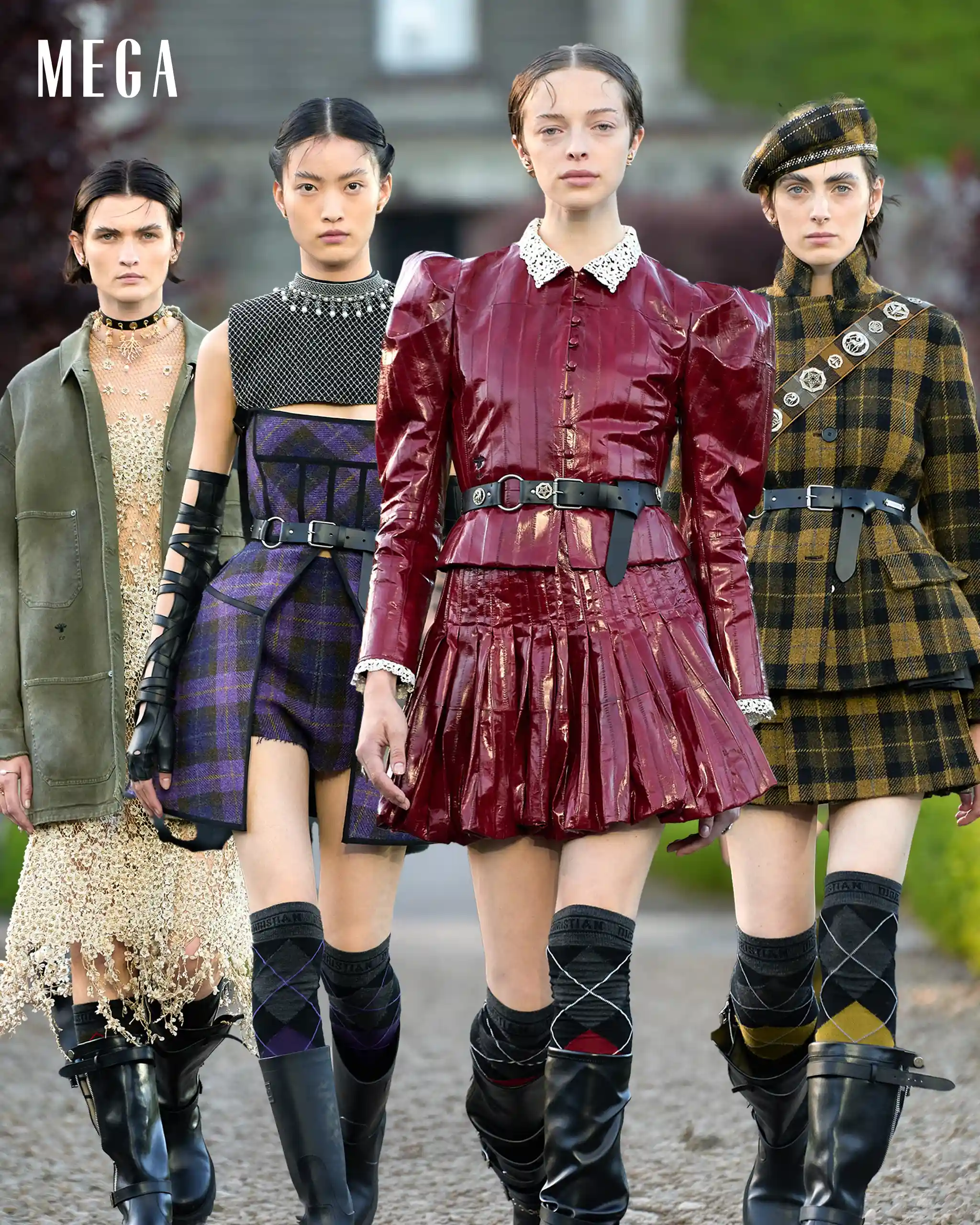 Dior cruise 2025 took inspiration from mary, queen of scots