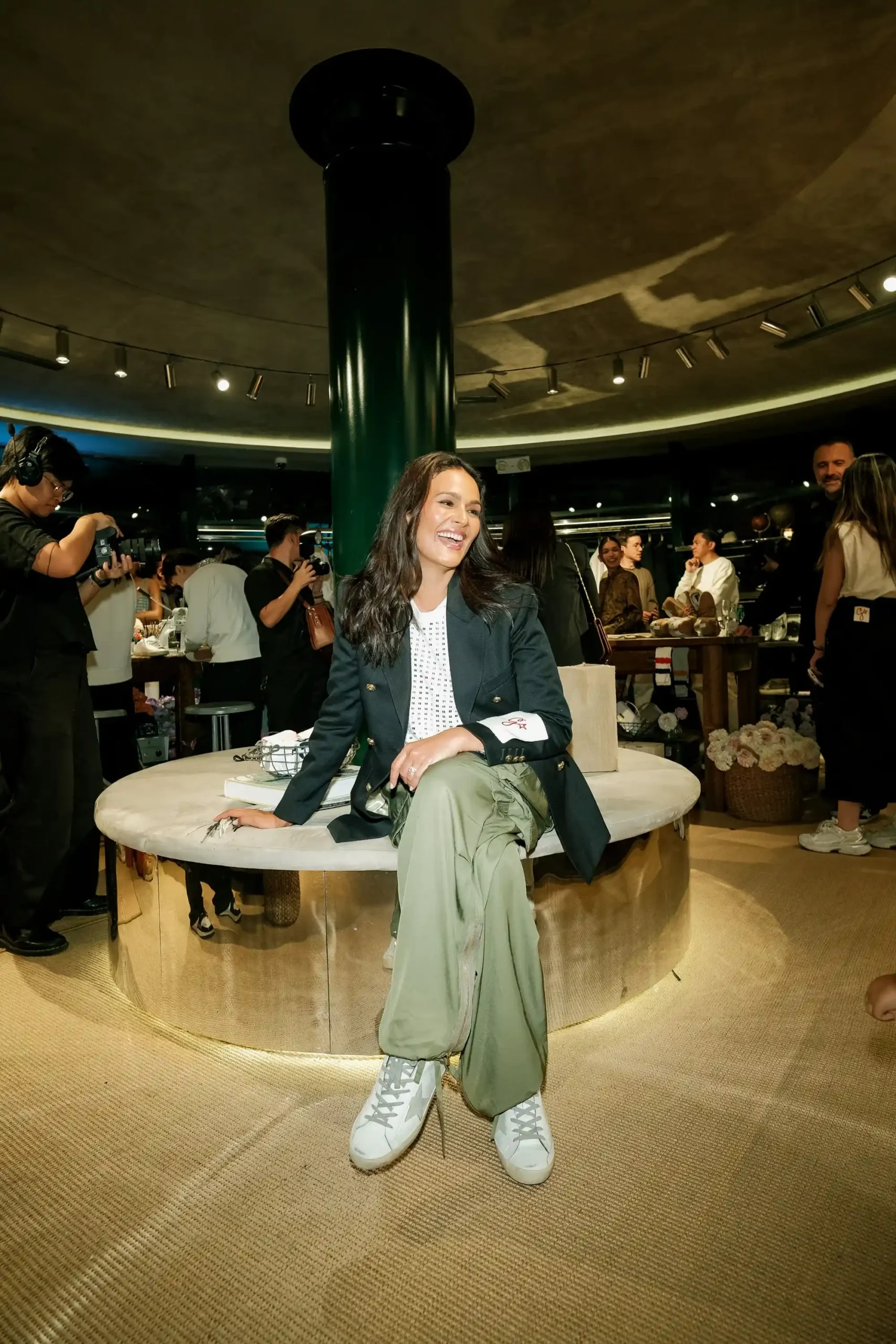 golden goose pop up greenbelt celebrity attendees iza calzado-wintle