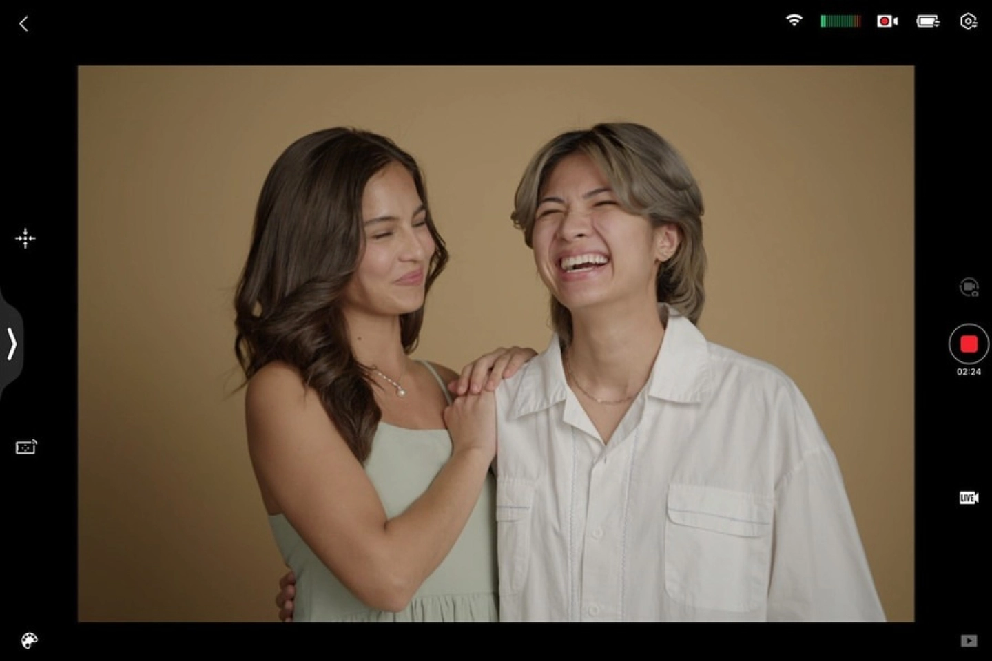 Jasmine Curtis-Smith and Leanne Mamonong