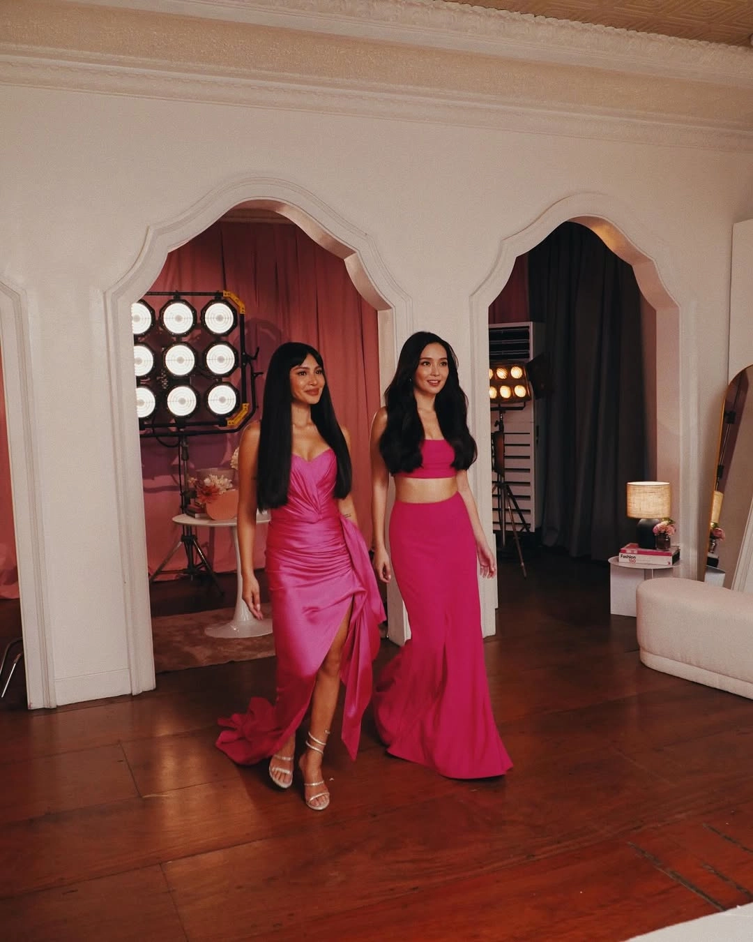 Kathryn and Nadine BTS