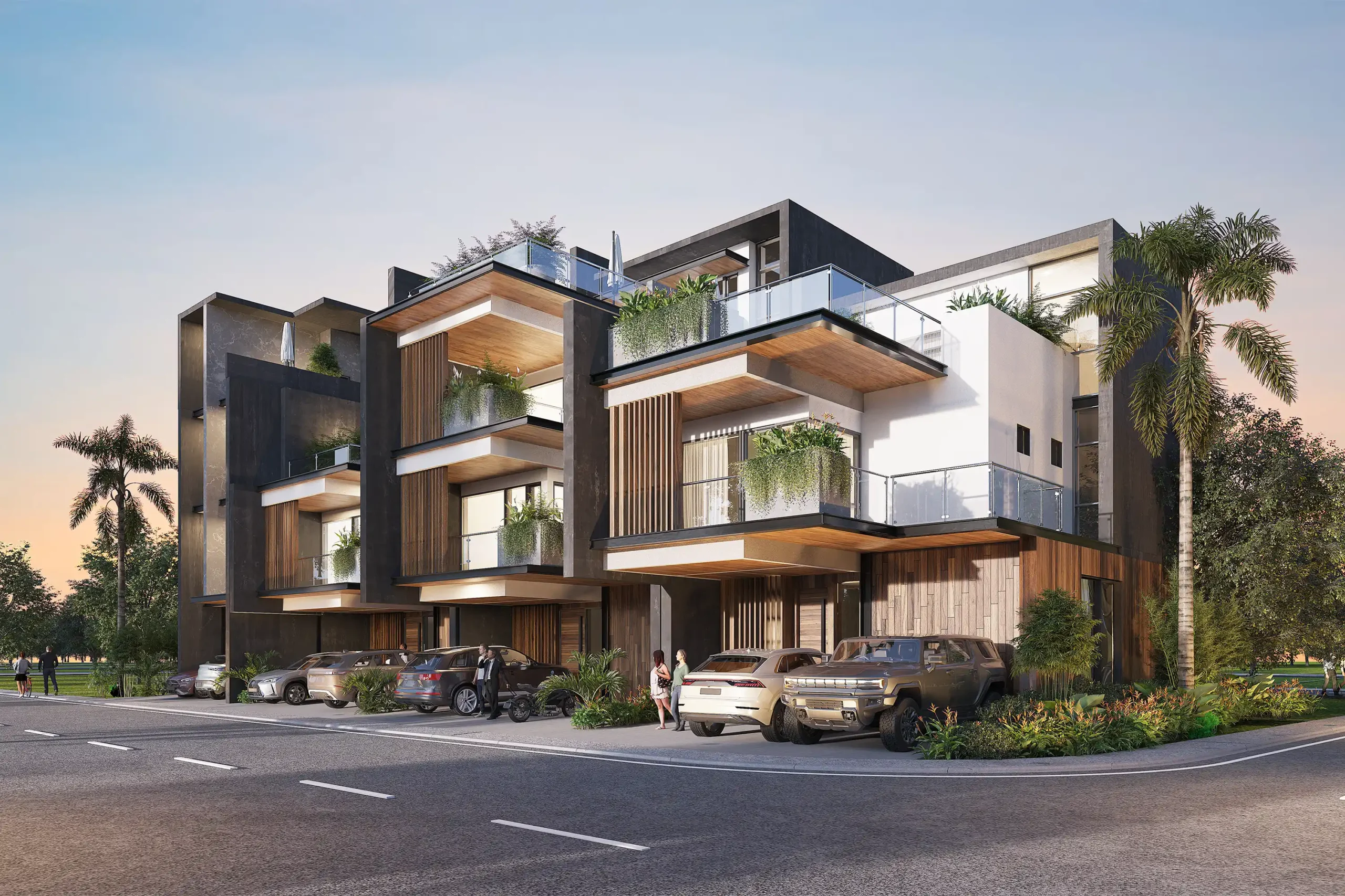 Designed to feel like a private retreat, each home balances raw form with livable warmth