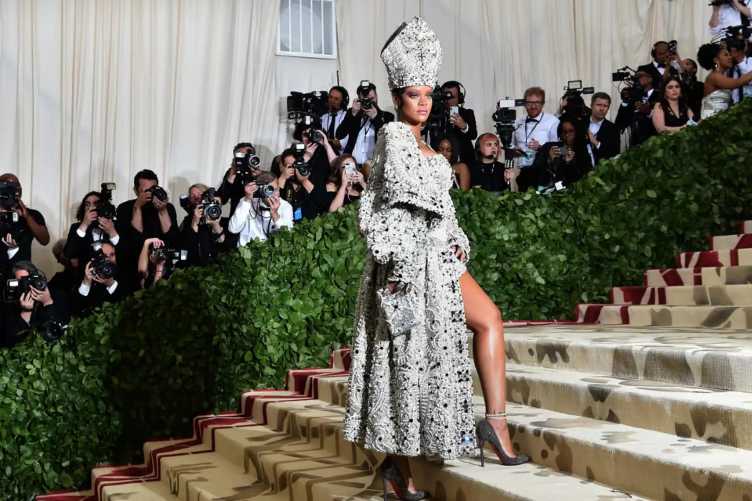 Rihanna in Maison Margiela in 2018