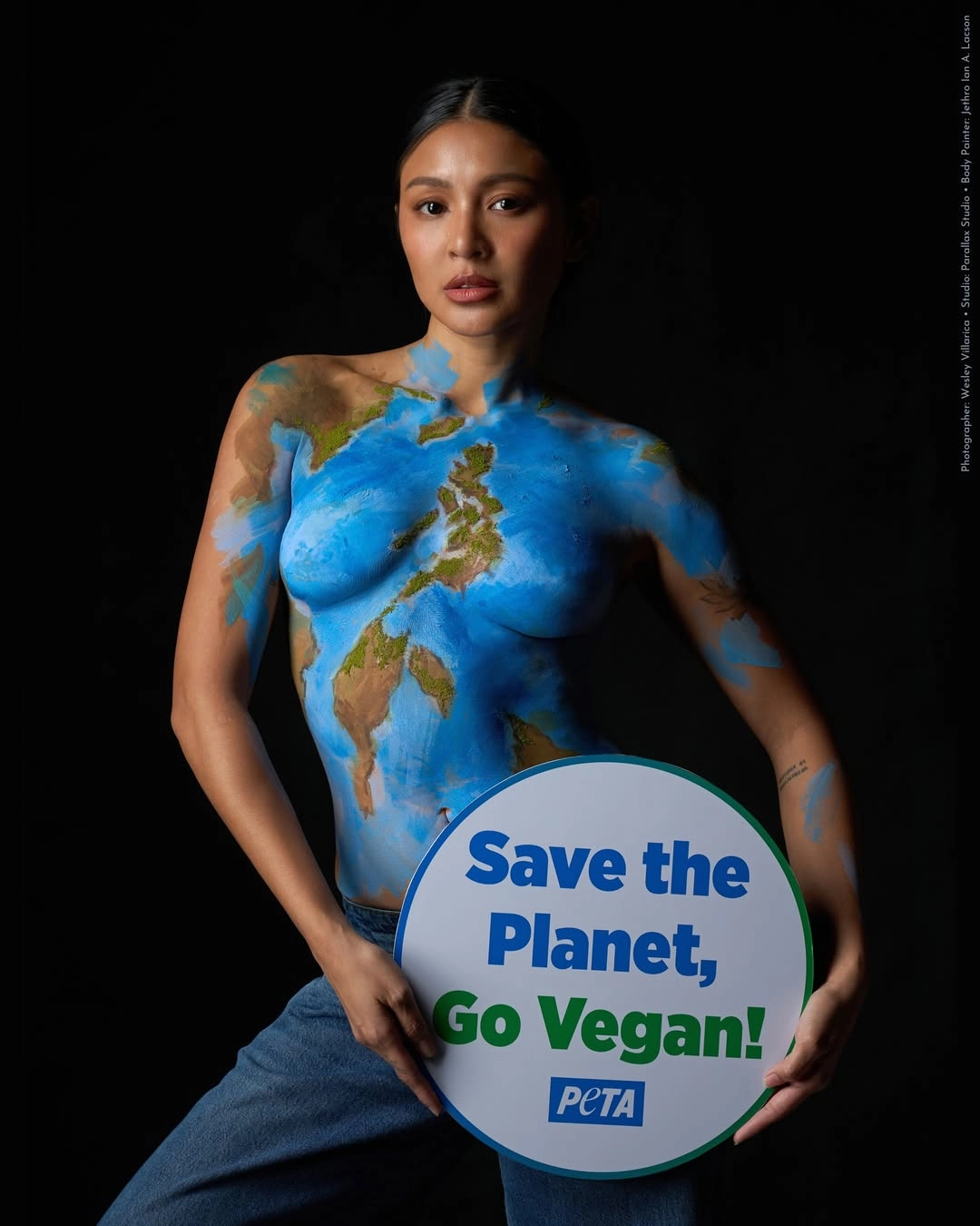 Nadine Lustre, the face of PETA's Vegan campaign
