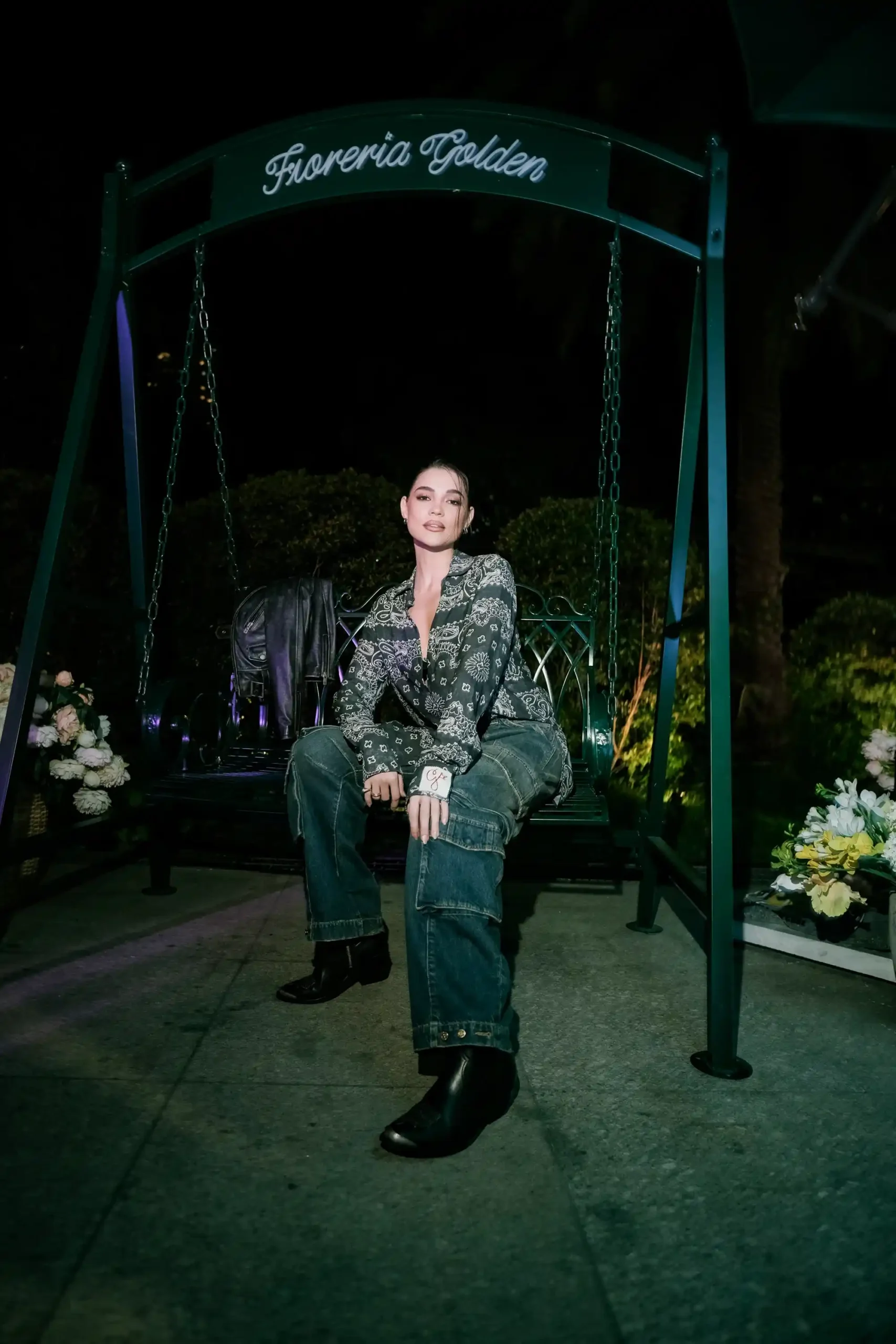 golden goose pop up greenbelt celebrity attendees rhian ramos