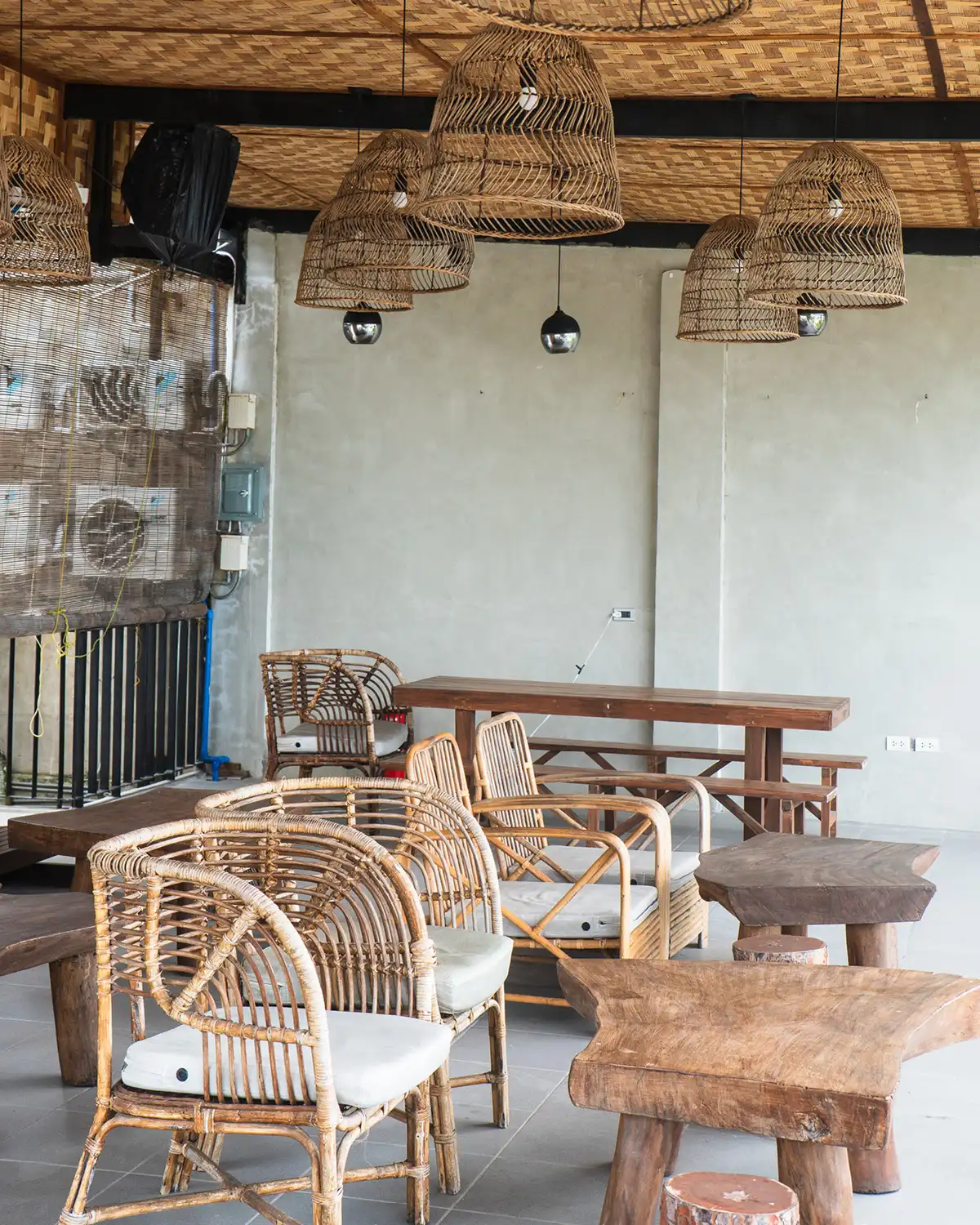 Shorebreak hostel's furniture was sourced locally in support of the local designers and builders 