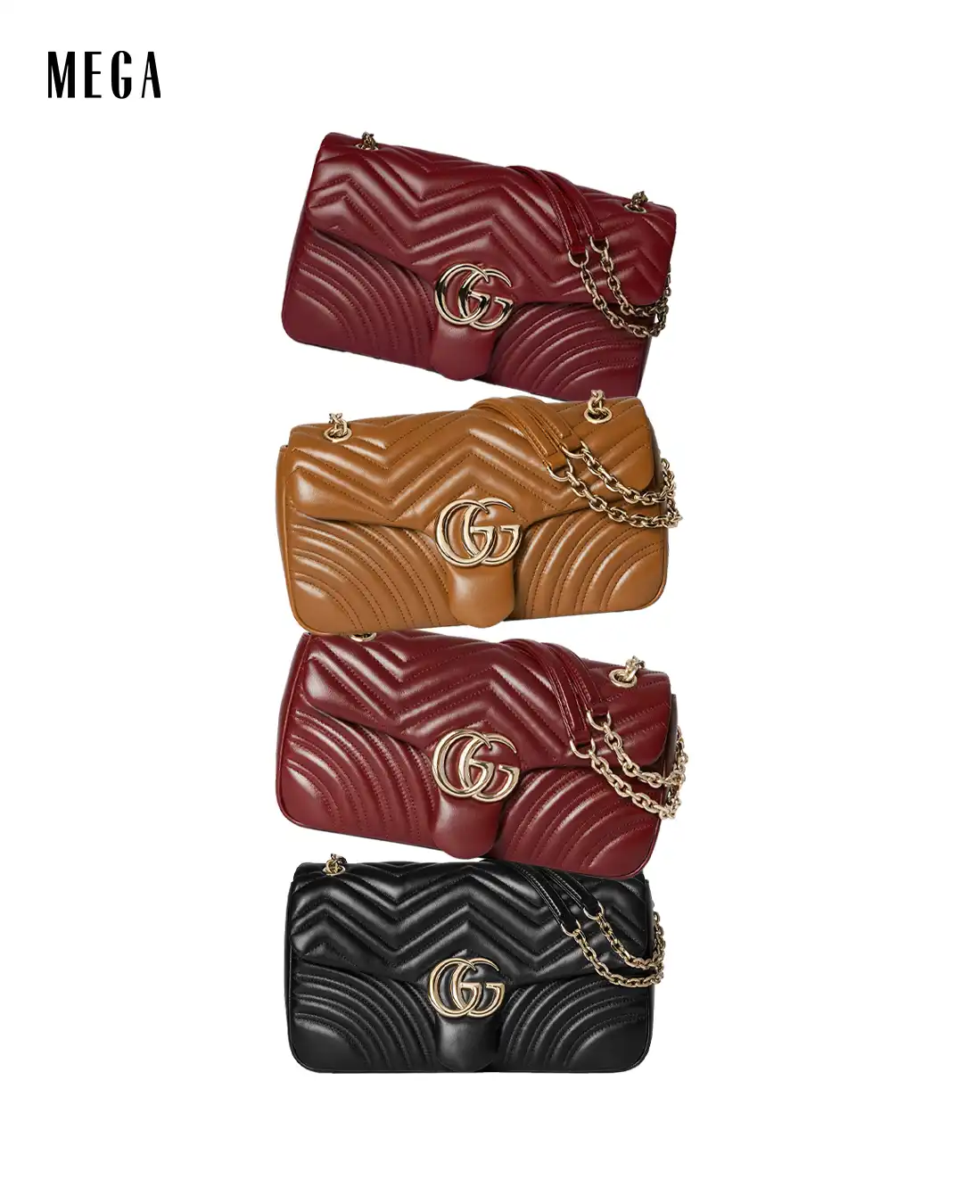 THE ARCHIVAL DOUBLE G EMBLEM, FIRST INTRODUCED IN THE 1970S, ANCHORS THE MARMONT’S DESIGN LEGACY GG Marmont 2025