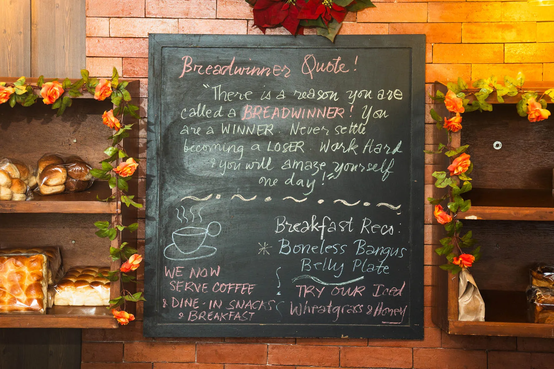Breadwinner La Union Menu