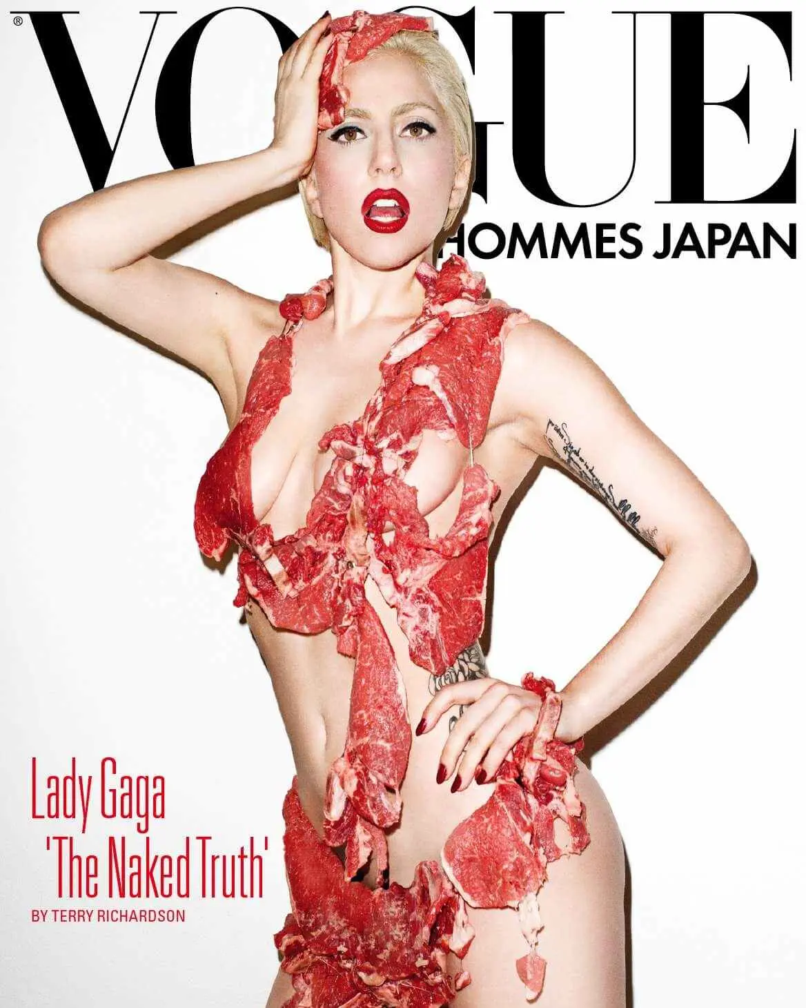 Lady Gaga for Vogue Hommes Japan 2010