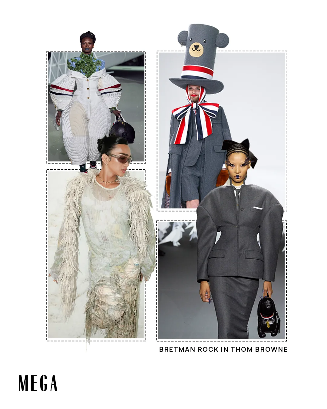 MET GALA 2025 SUPERFINE BLACK DANDY TAILORED FOR YOU DREAM DRESSING BRETMAN ROCK IN THOM BROWNE