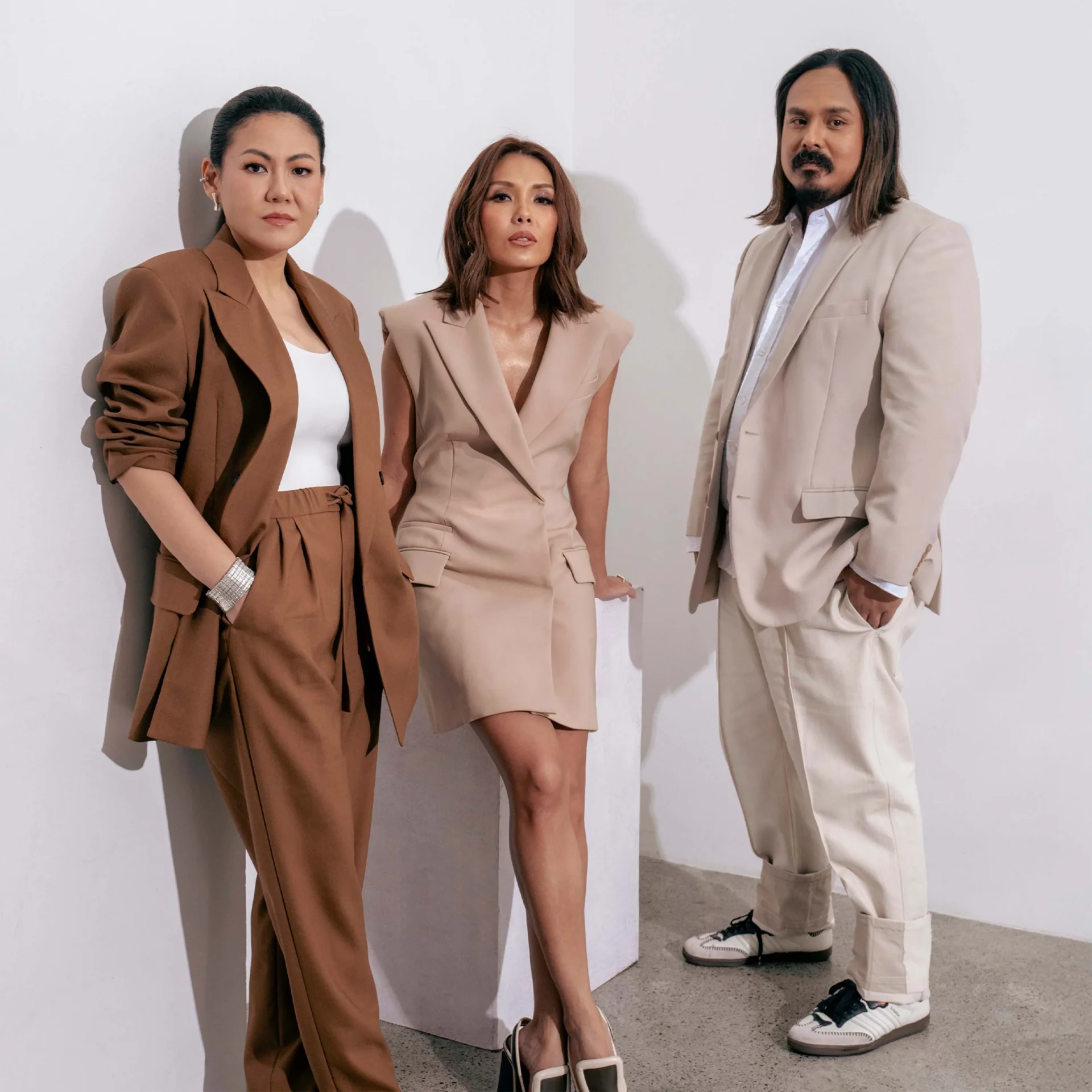 Rachel Carrasco, Jordy Navarra and Johanne Siy posed together