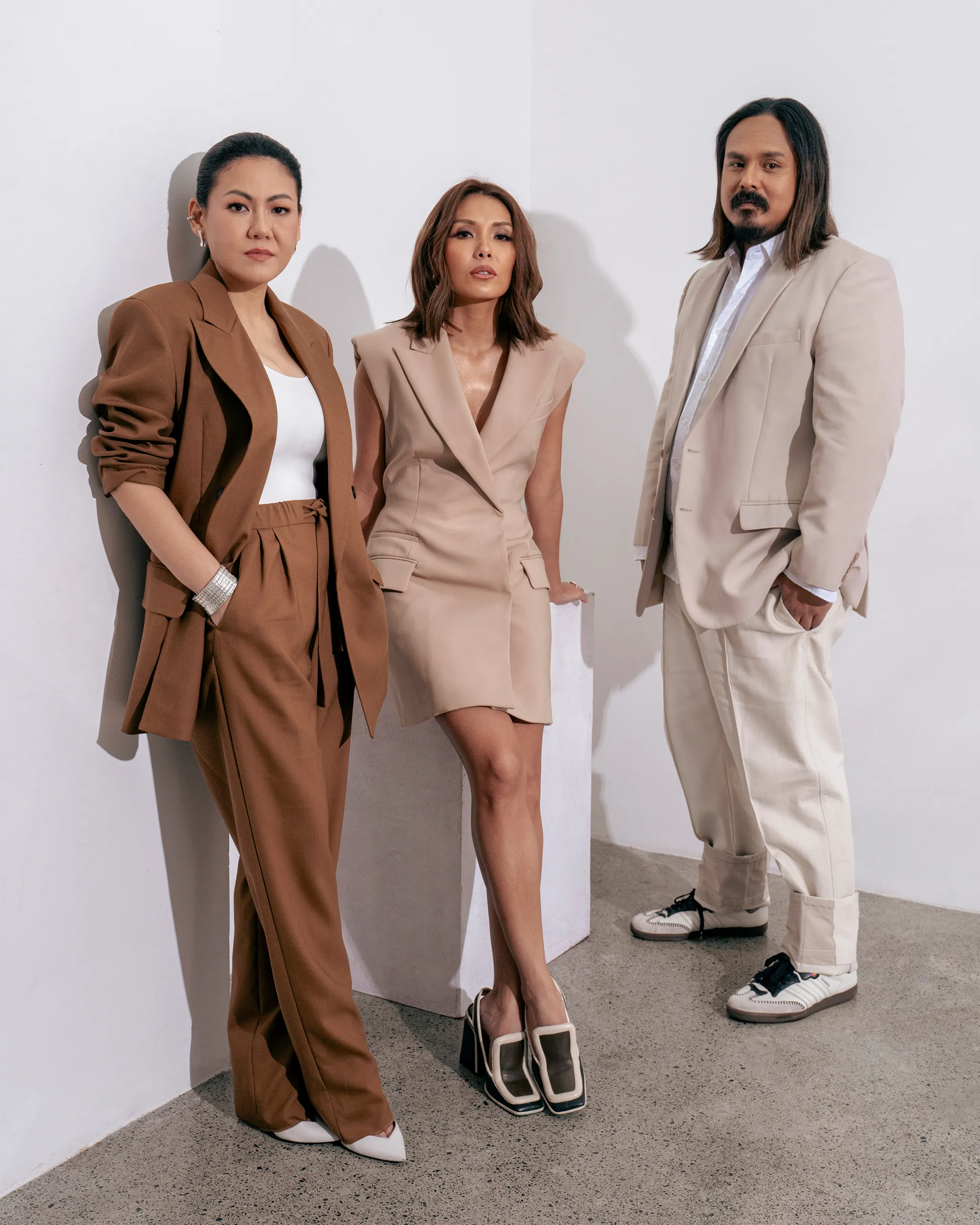 Rachel Carrasco, Jordy Navarra and Johanne Siy posed together