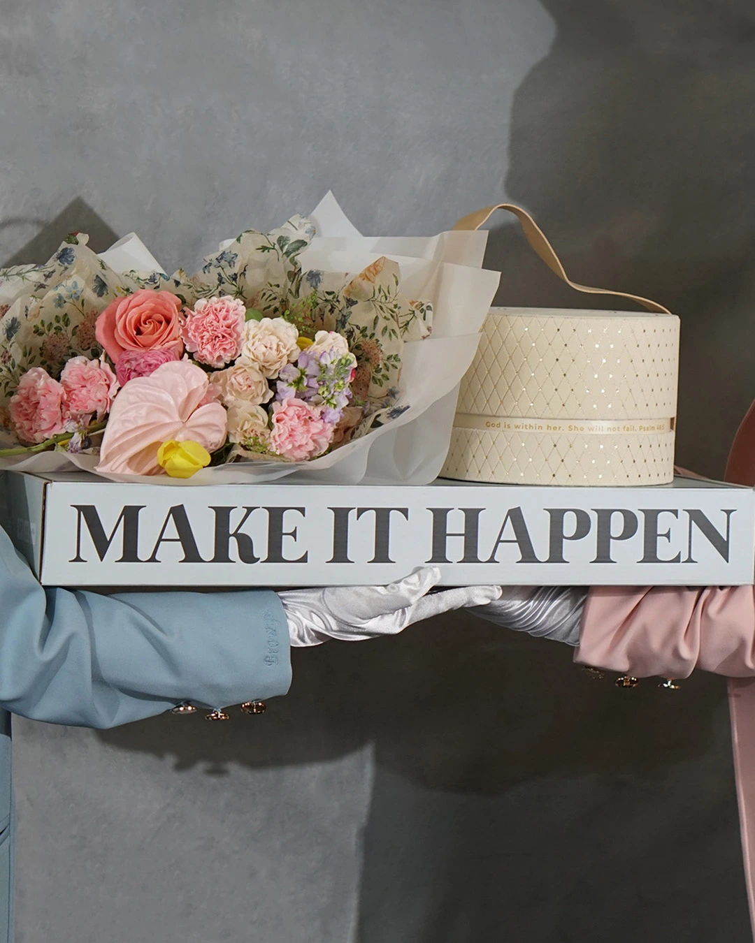 mothers day gift guide flowers and suit