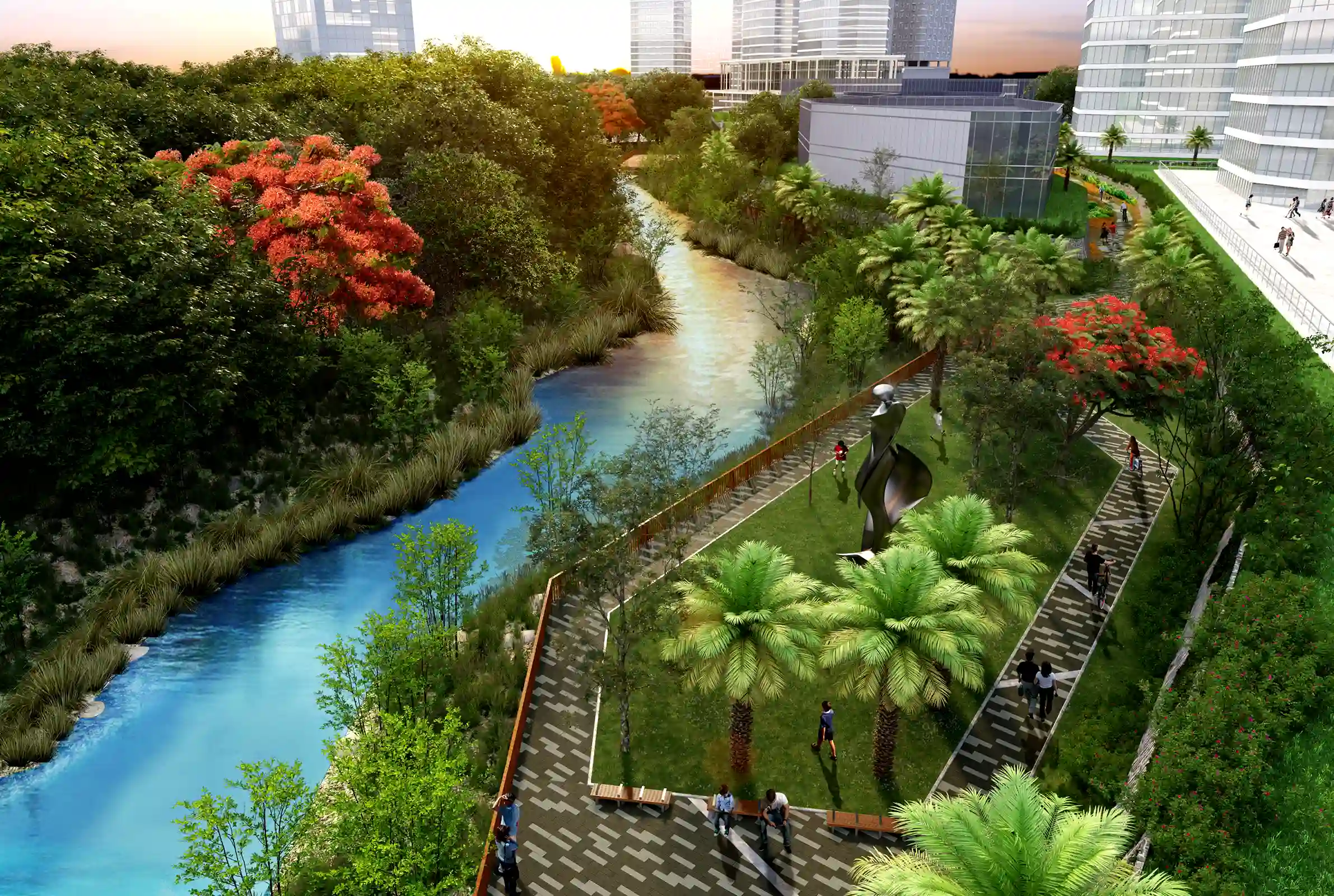 1001 Parkway Residences by Filigree at filinvest city residential space real estate Manila sale Green space park environment clean asthma 