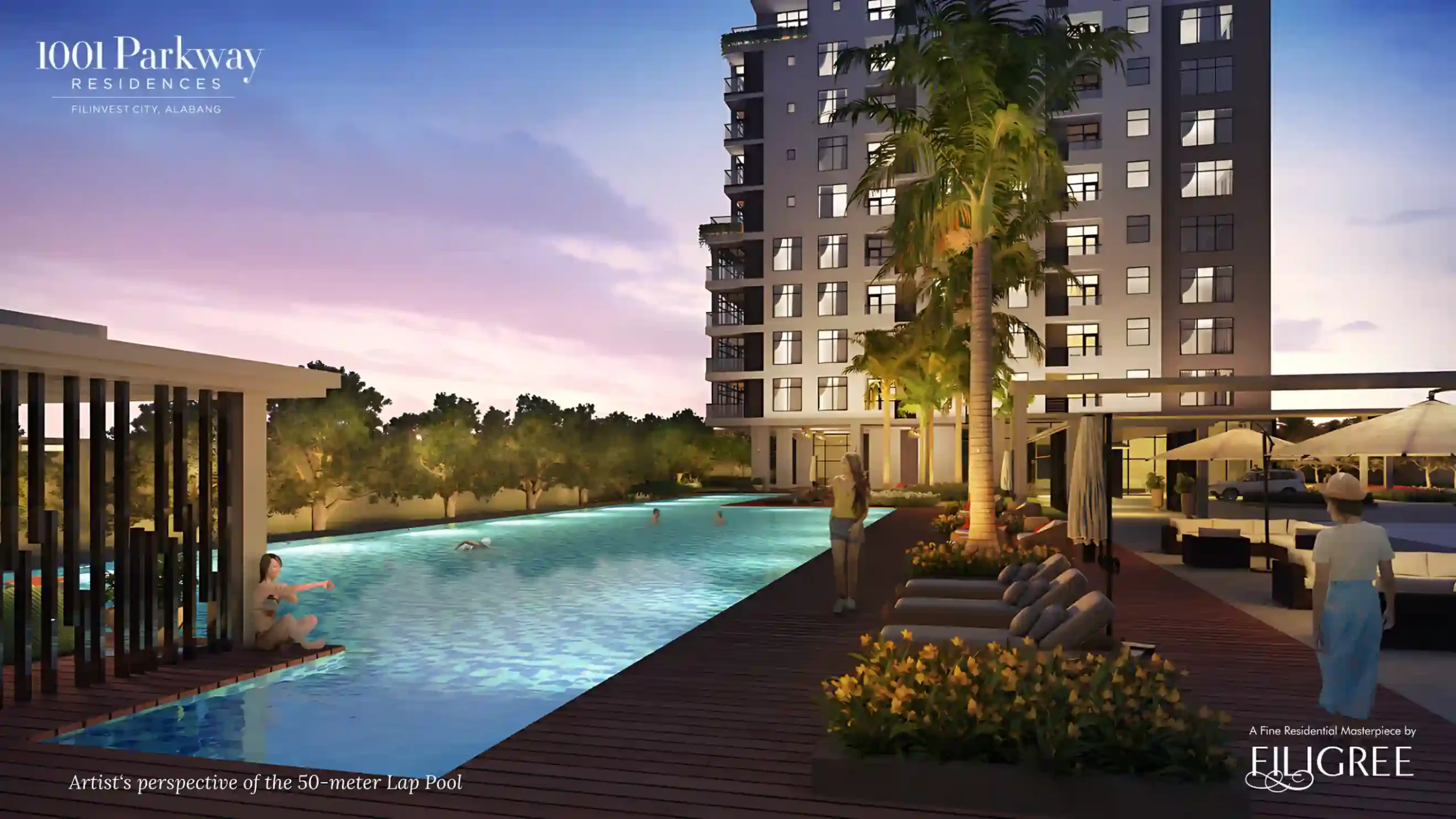 THE RESIDENCE WILL BE THE TALLEST BUILDING IN FILINVEST CITY 1001 parkway residence by filinvest city