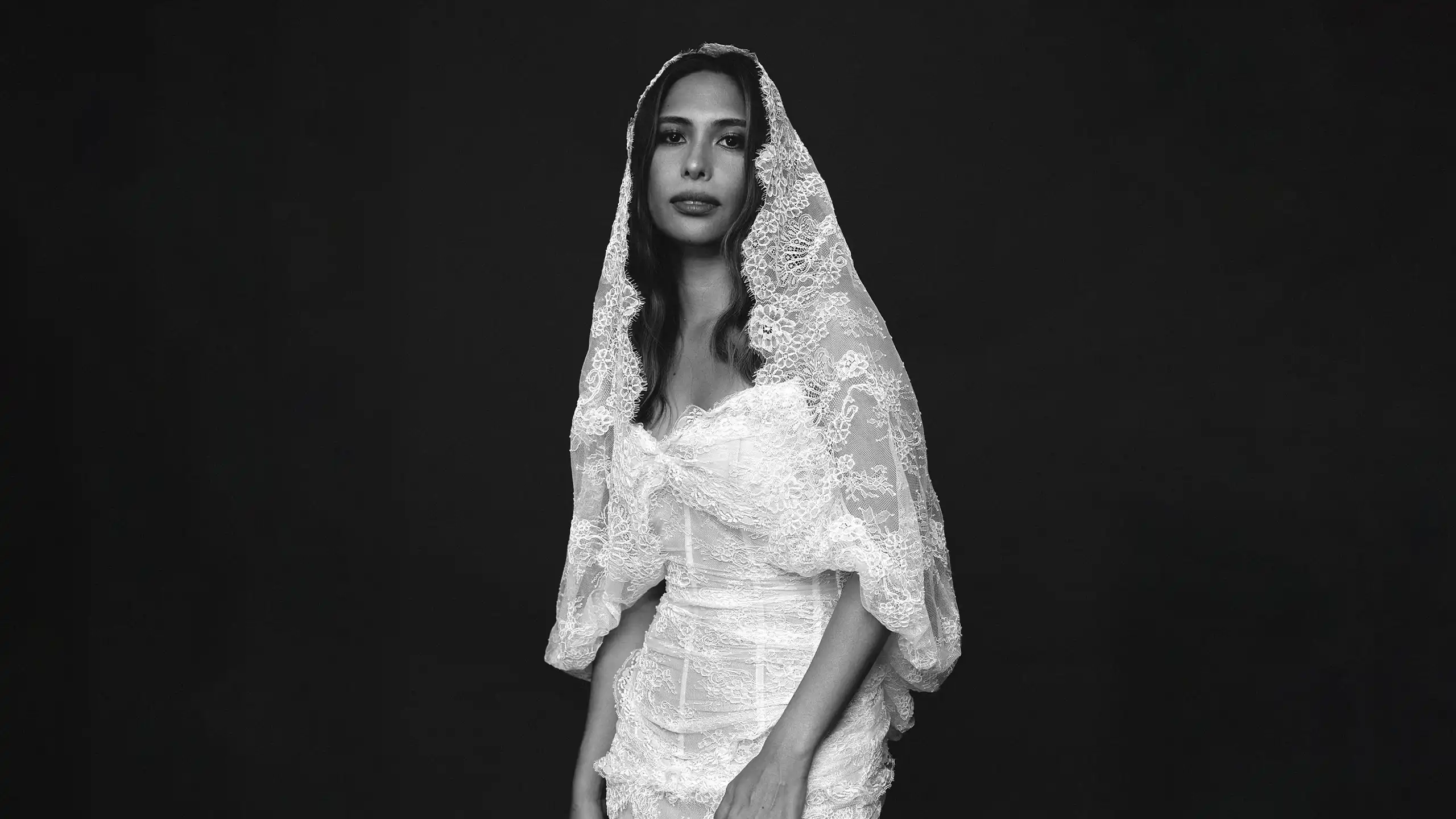 EXCLUSIVE: Trasienne Estrada is a Mysteriously Romantic Bride in Vania Romoff