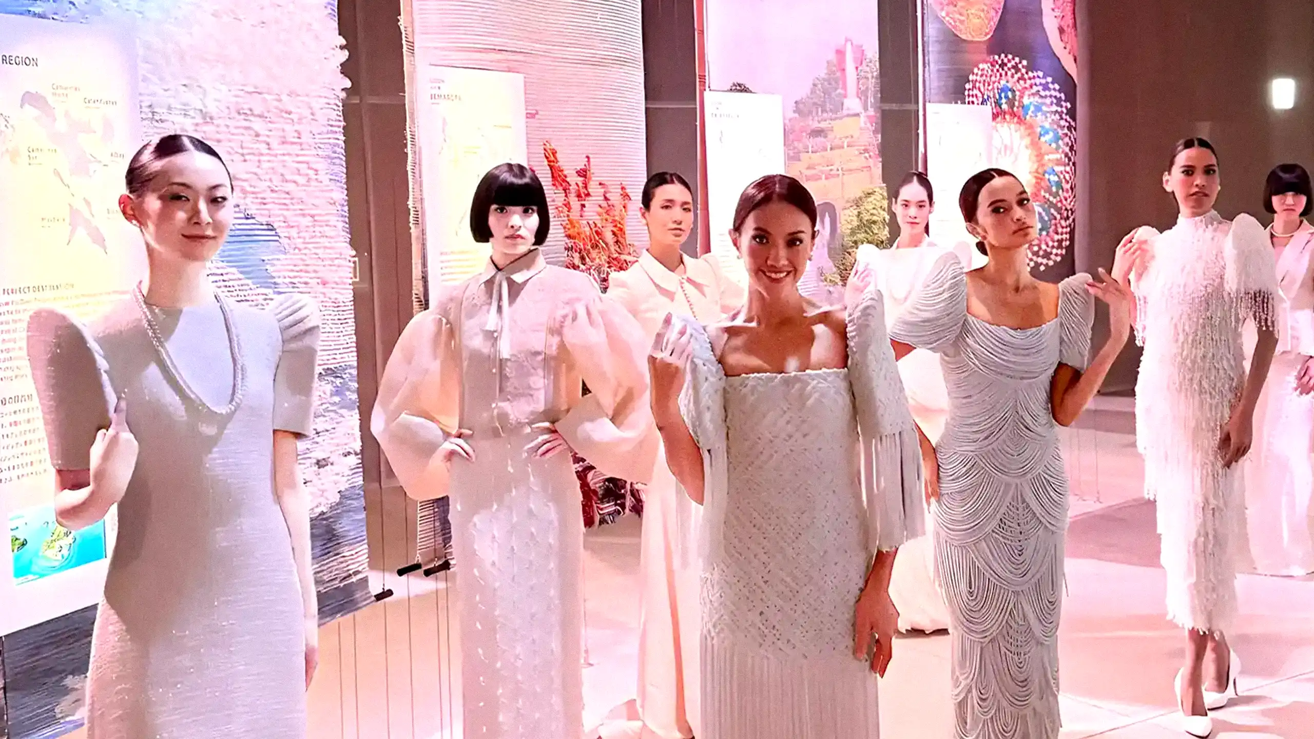 All-white Filipino Filipinana collection Michael leyva Japan Osaka world expo 2025